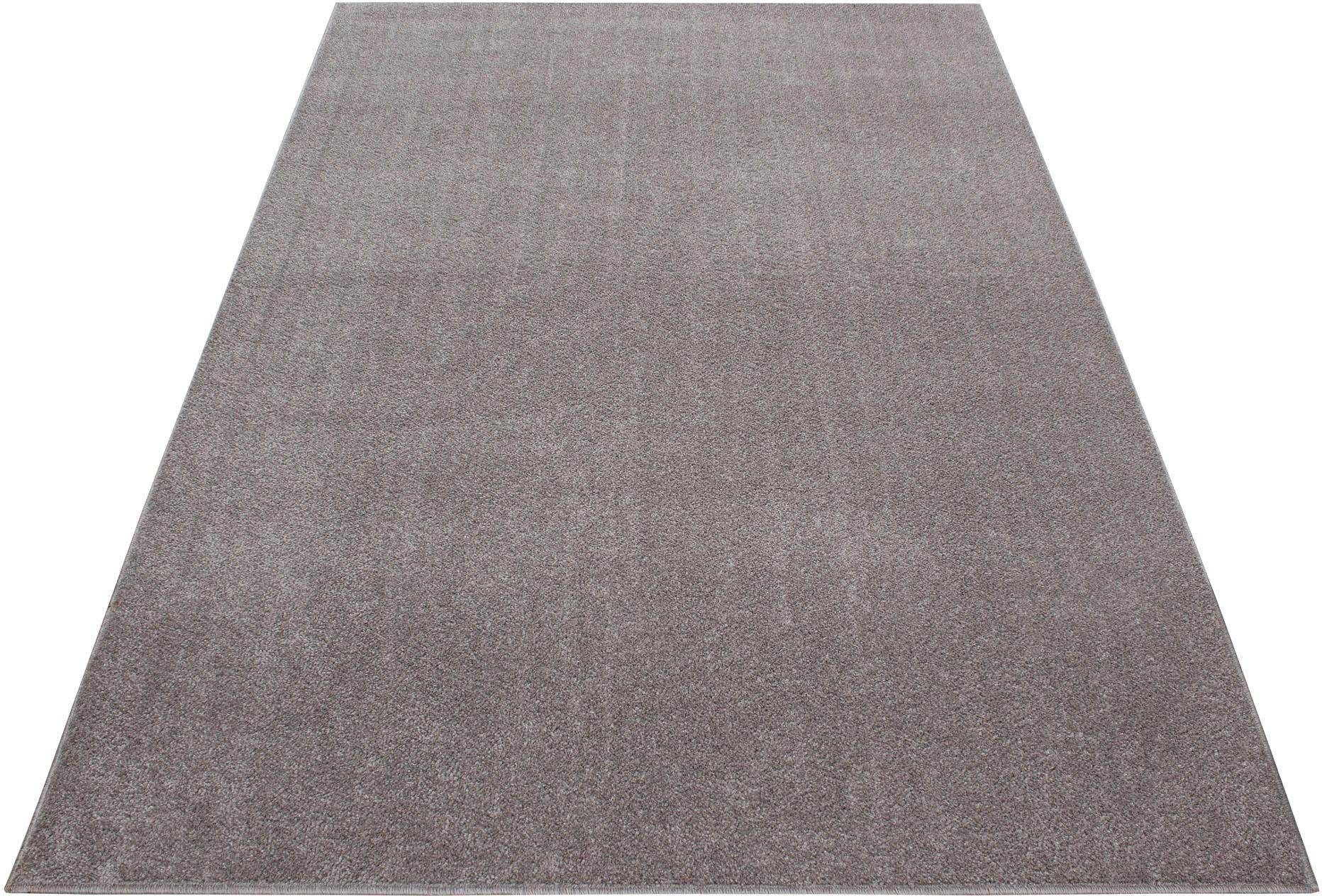 Ayyildiz Teppiche Teppich »ATA«, rechteckig, 10 mm Höhe, Kurzflor, uni, große Farbauswahl, robust, auch als Läufer und in rund