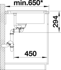 Blanco Granitspüle »DELTA II« aus SILGRANIT®, inkl. Edelstahl Multifunktionsschale