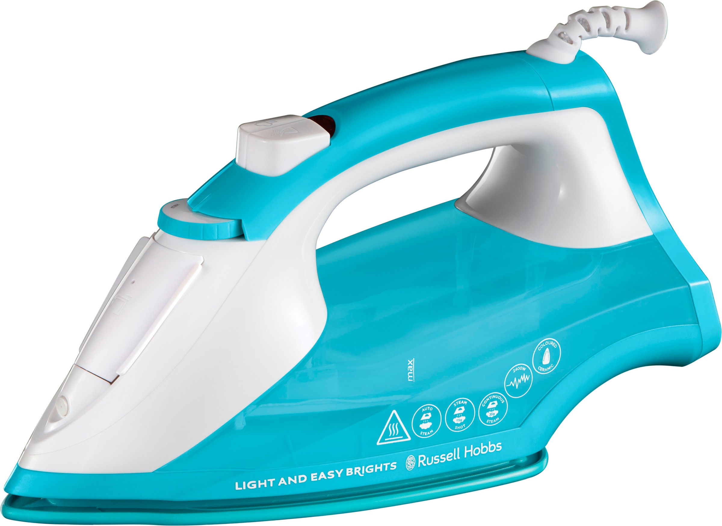 RUSSELL HOBBS Dampfbügeleisen »26482-56 Light and Easy Brights Aqua« 2400 W günstig online kaufen