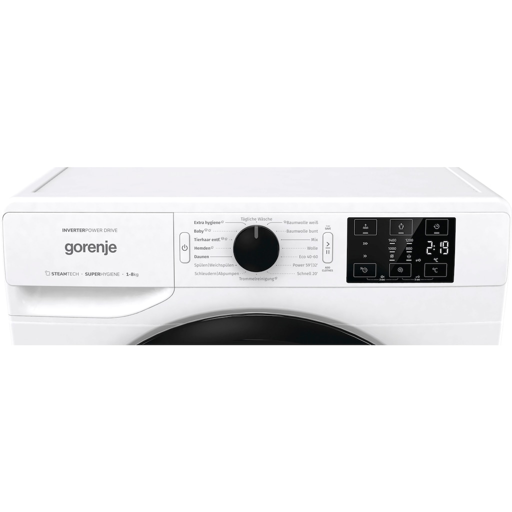 GORENJE Waschmaschine, WNEI84APS, 8 kg, 1400 U/min