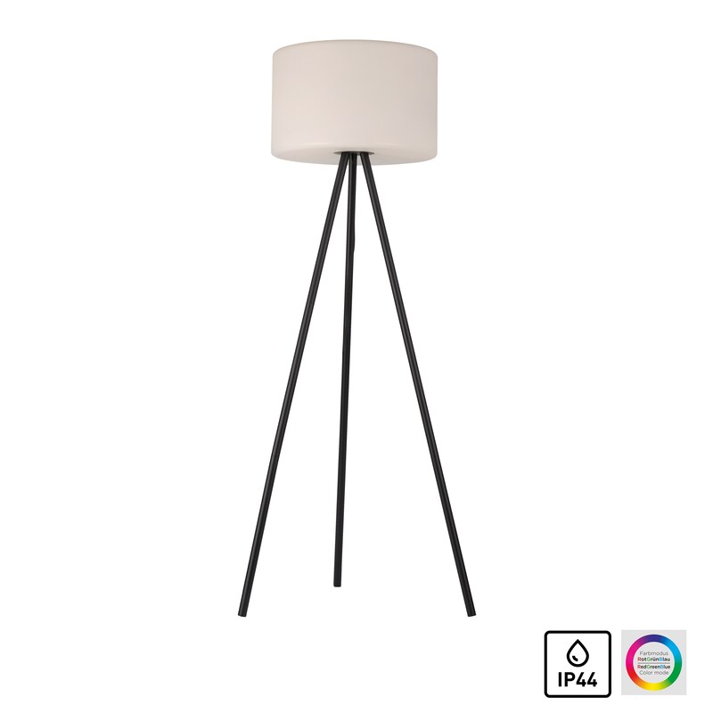 JUST LIGHT LED Außen-Stehlampe »HOLLY« LED-Board 1 Stk. Warmweiß LED schwarz