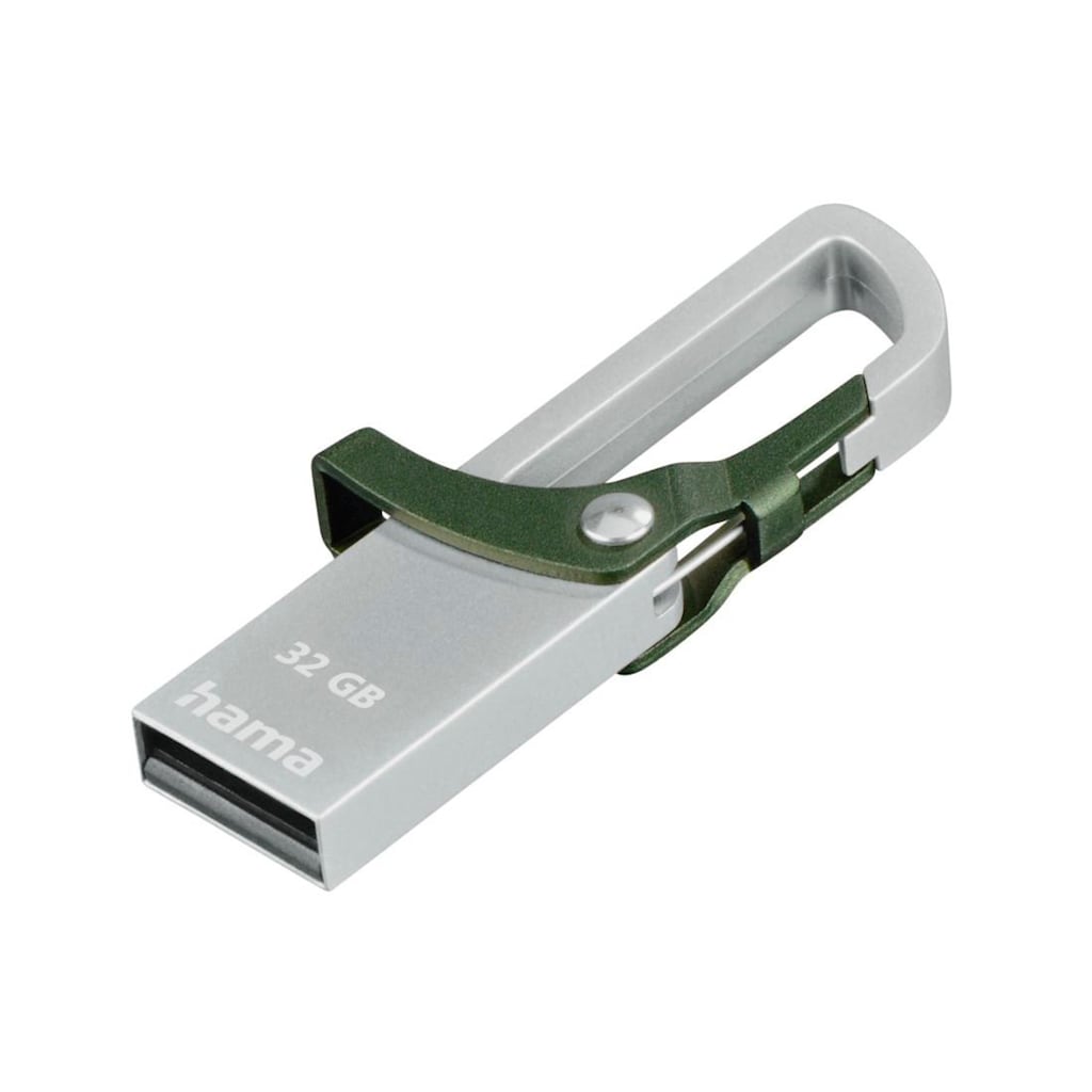 Hama USB-Stick »USB-Stick "Hook-Style", USB 2.0, 16 GB, 15MB/s, Blau«, (Lesegeschwindigkeit 15 MB/s)