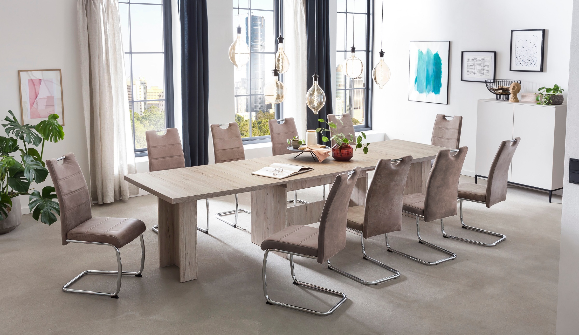 HELA Essgruppe »Lia, 11tlg. Sitzgruppe, Extra viel Platz« Set, 11tlg.-Set, günstig online kaufen