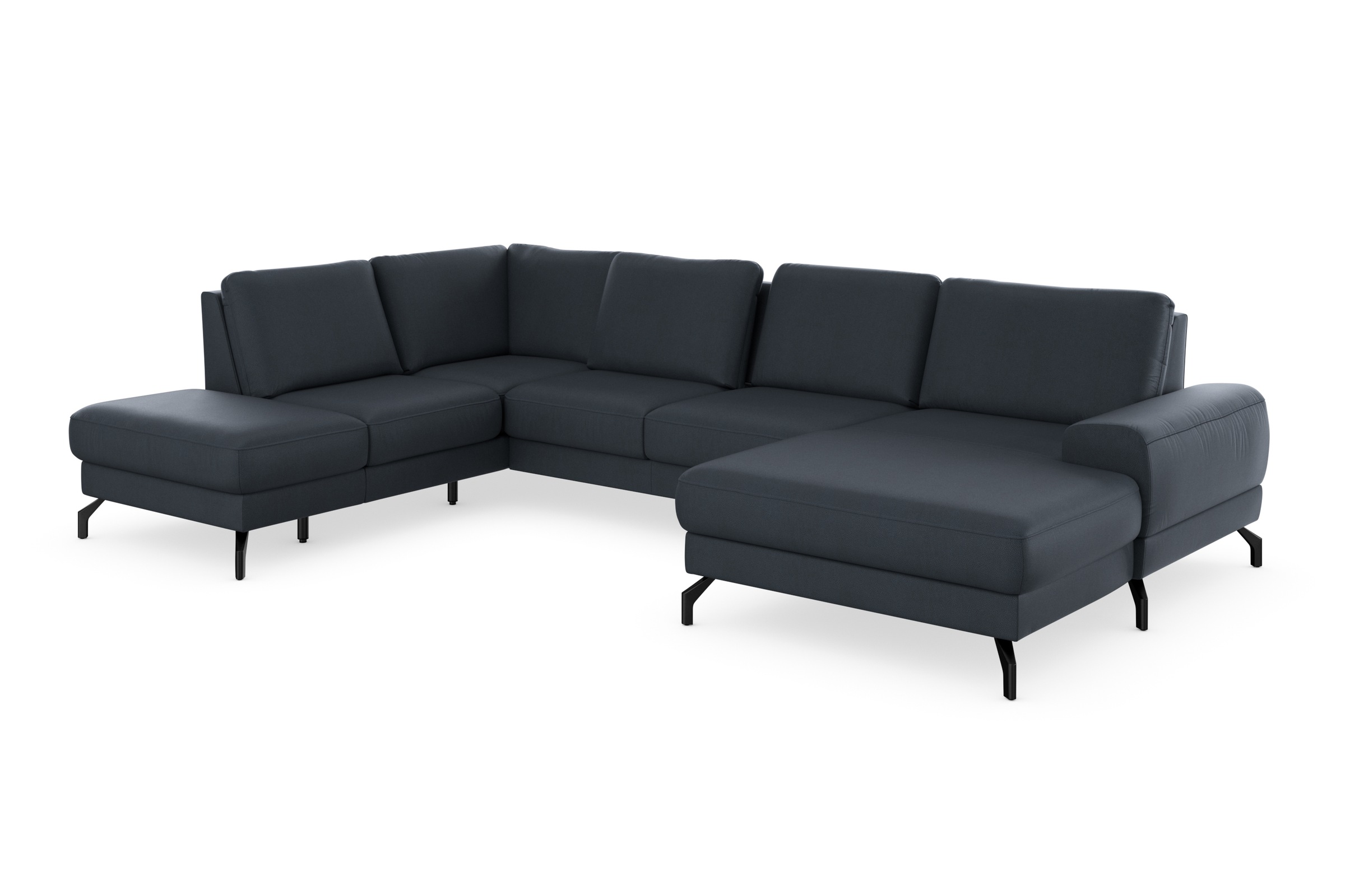 sit&more Wohnlandschaft »Cinturo U-Form«, inklusive Sitztiefenverstellung und Federkern, Sitzhöhe 45 cm