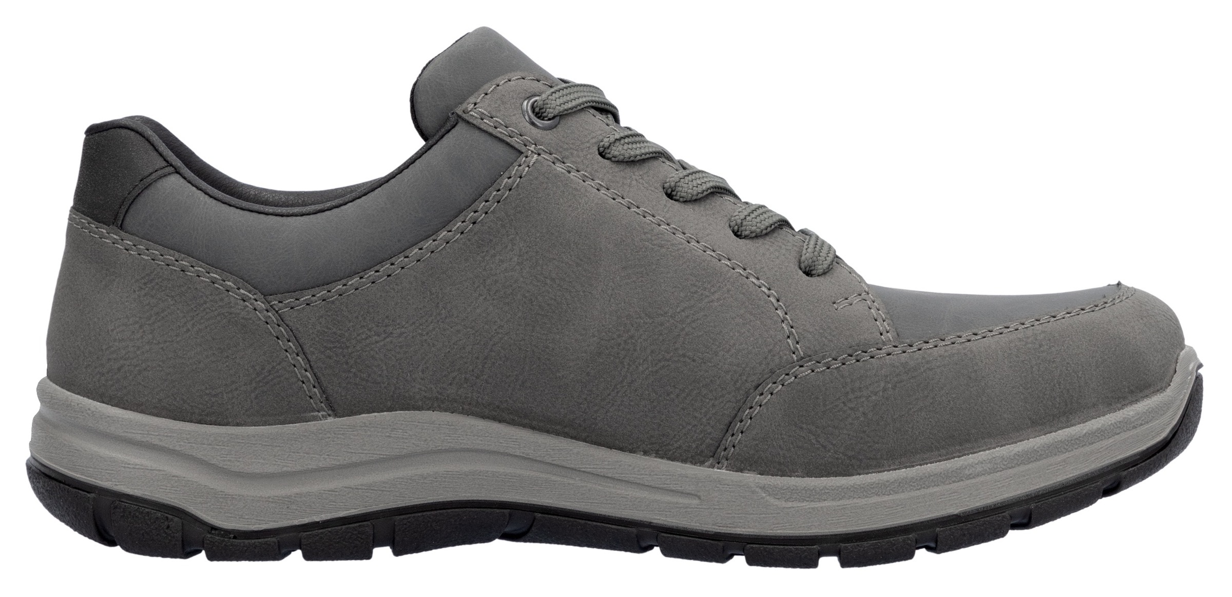 Rieker Sneaker, Freizeitschuh, Halbschuh, Schnürschuh mit gepolstertem Schaftrand