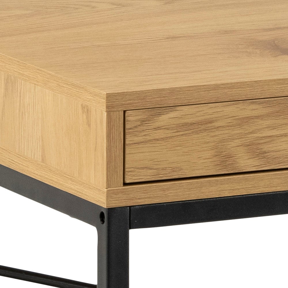 ACTONA GROUP Schreibtisch, Metallgestell, 1 Schublade und 1 offenem Fach, Breite 140 cm
