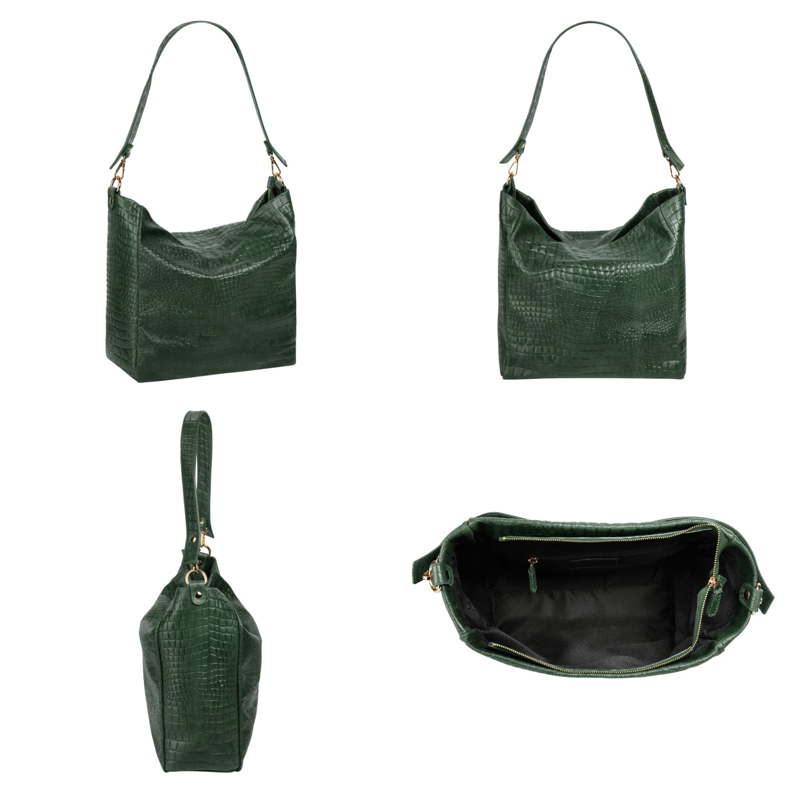 Samantha Look Shopper, echt Leder, Made in Italy