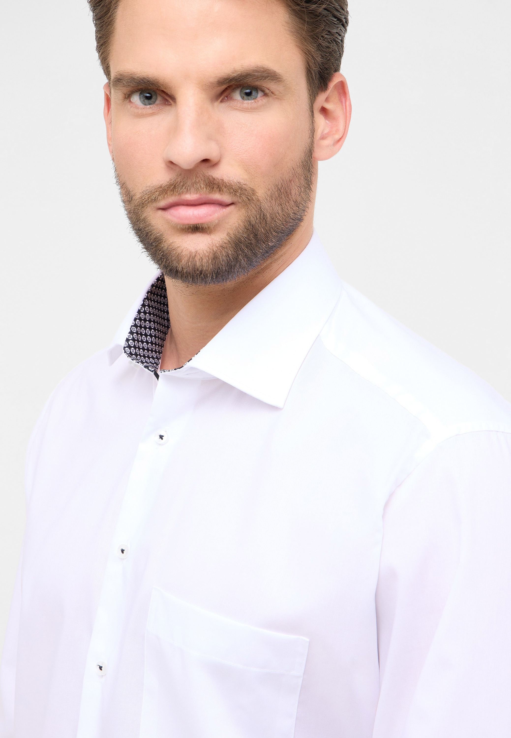 Eterna Langarmhemd »COMFORT FIT« NON IRON (bügelfrei)