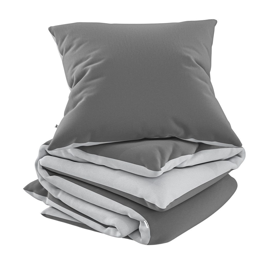 Wolkenfeld Bettwäsche »Allergiker Bettwäsche, unfassbar weich« 2 Stk. tlg. 135x200 cm, 155x220 & Übergrößen I inkl. Kissenbezüge 80x80 I 2-farbig
