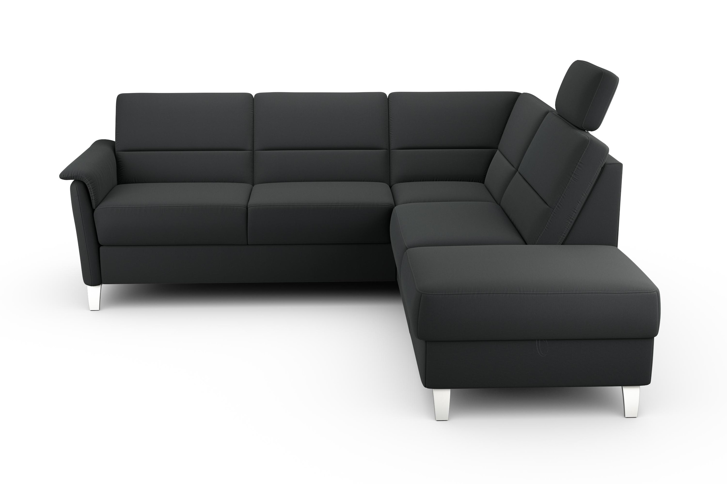 sit&more Ecksofa »Palmera L-Form«, Federkern, wahlweise mit Bettfunktion un günstig online kaufen