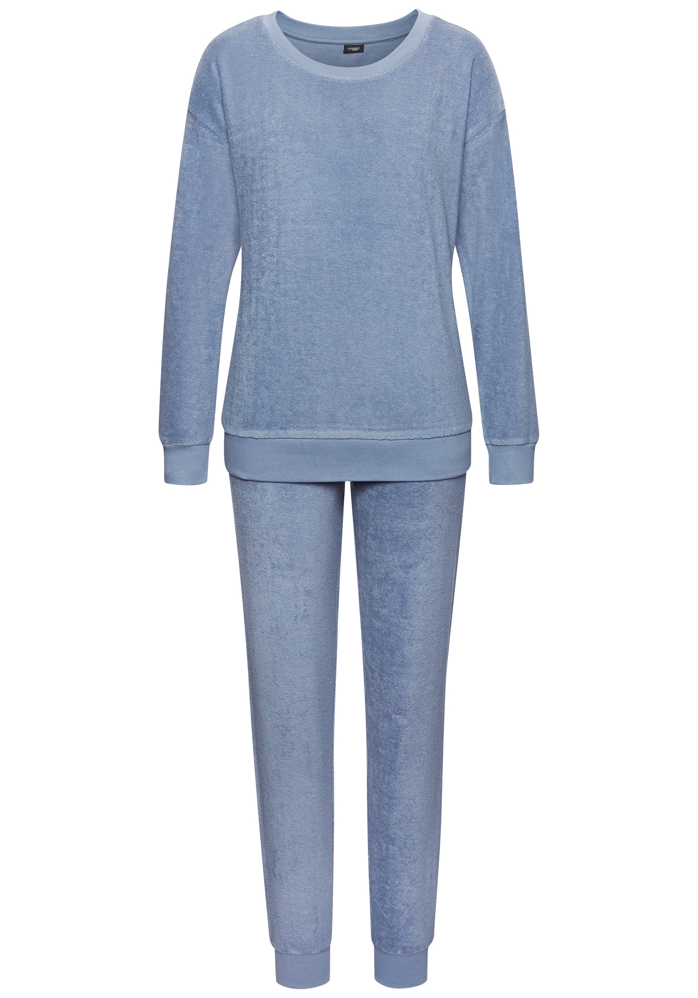 Vivance Dreams Pyjama, (2 tlg.), in schöner Frottee-Qualität