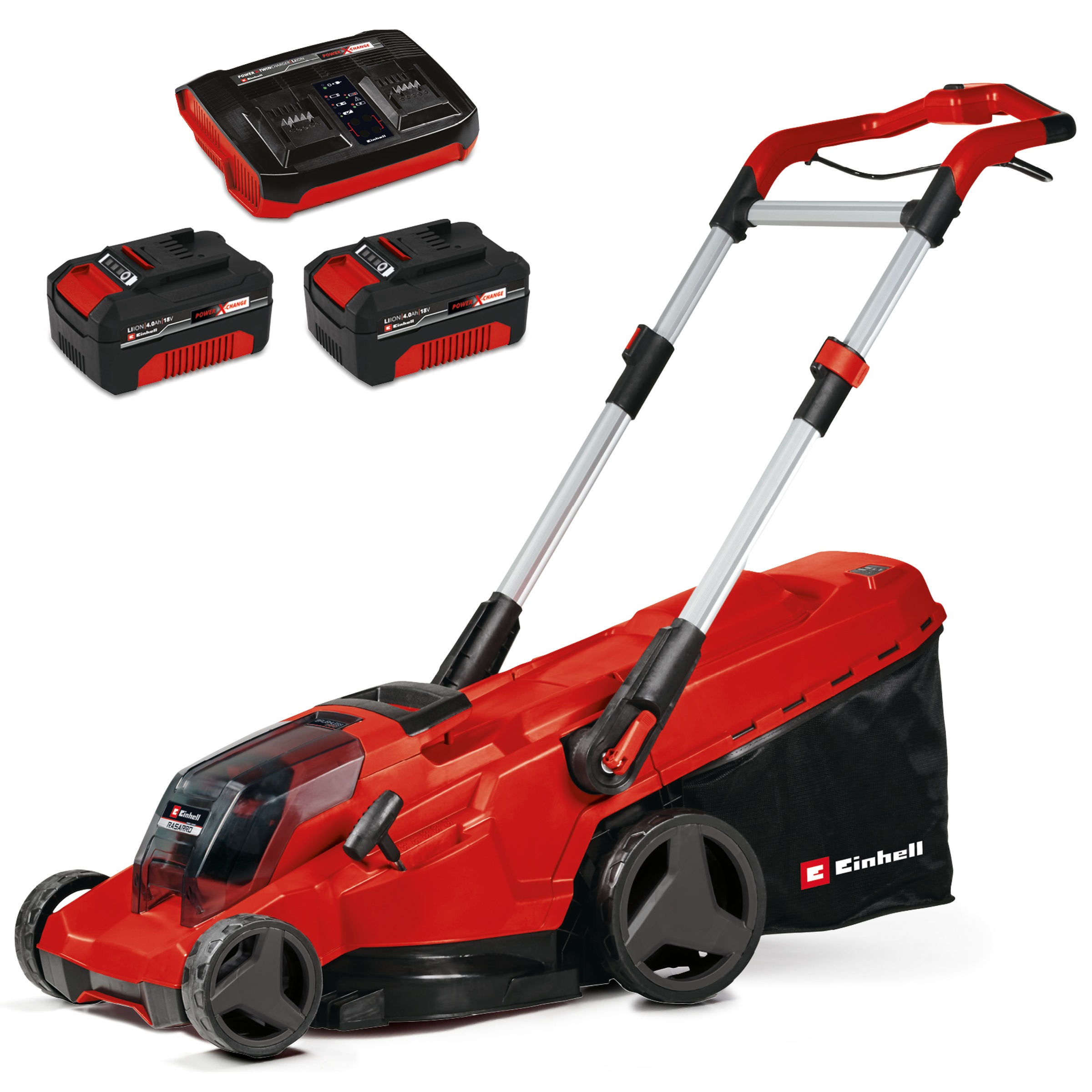 Einhell Akkurasenmäher »PROFESSIONAL RASARRO 36/42«, 2 x 4.0Ah