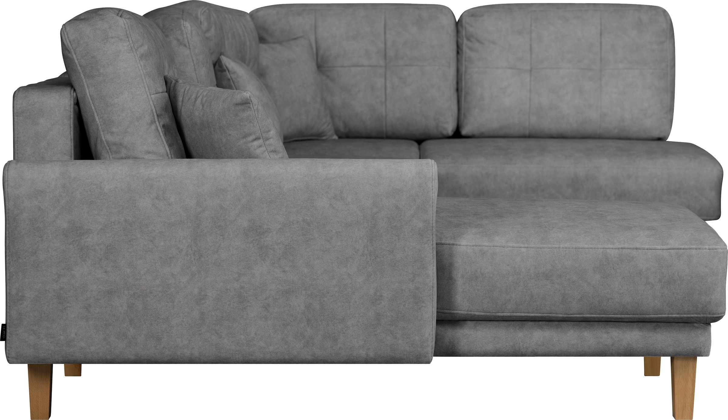 Home affaire Wohnlandschaft »TRIPLO U-Form wahlweise mit Schlaffunktion, B/T/H: 310/192/90 cm«, Schlafsofa, auch mit Bettkasten, Steppung im Rückenkissen