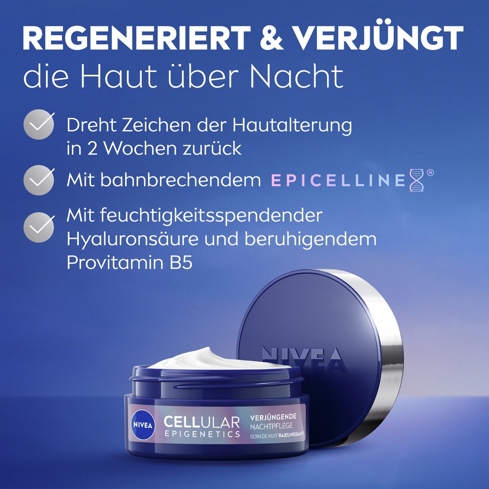 Nivea Nachtcreme »CELLULAR Epigenetics Verjüngende Nachtpflege«