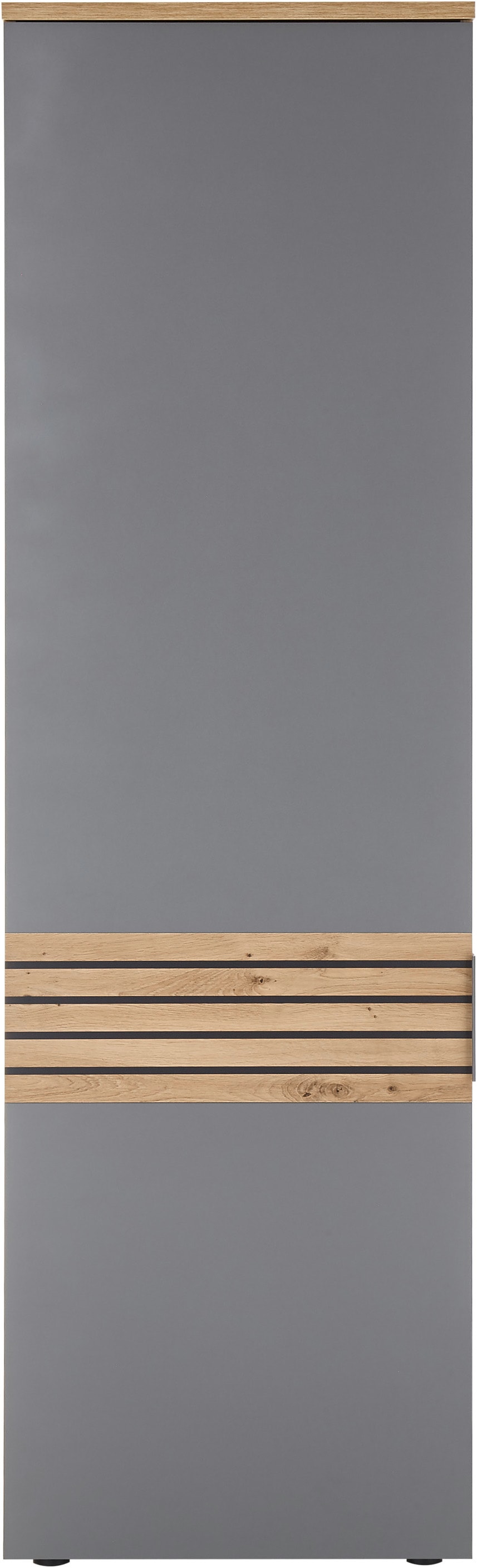 HBZ Garderobenschrank »Milan, BxHxT 60x197x38 cm«, (1 St.), Mit 1 Tür, 1 Einlegeboden verstellbar, 1 fester Boden