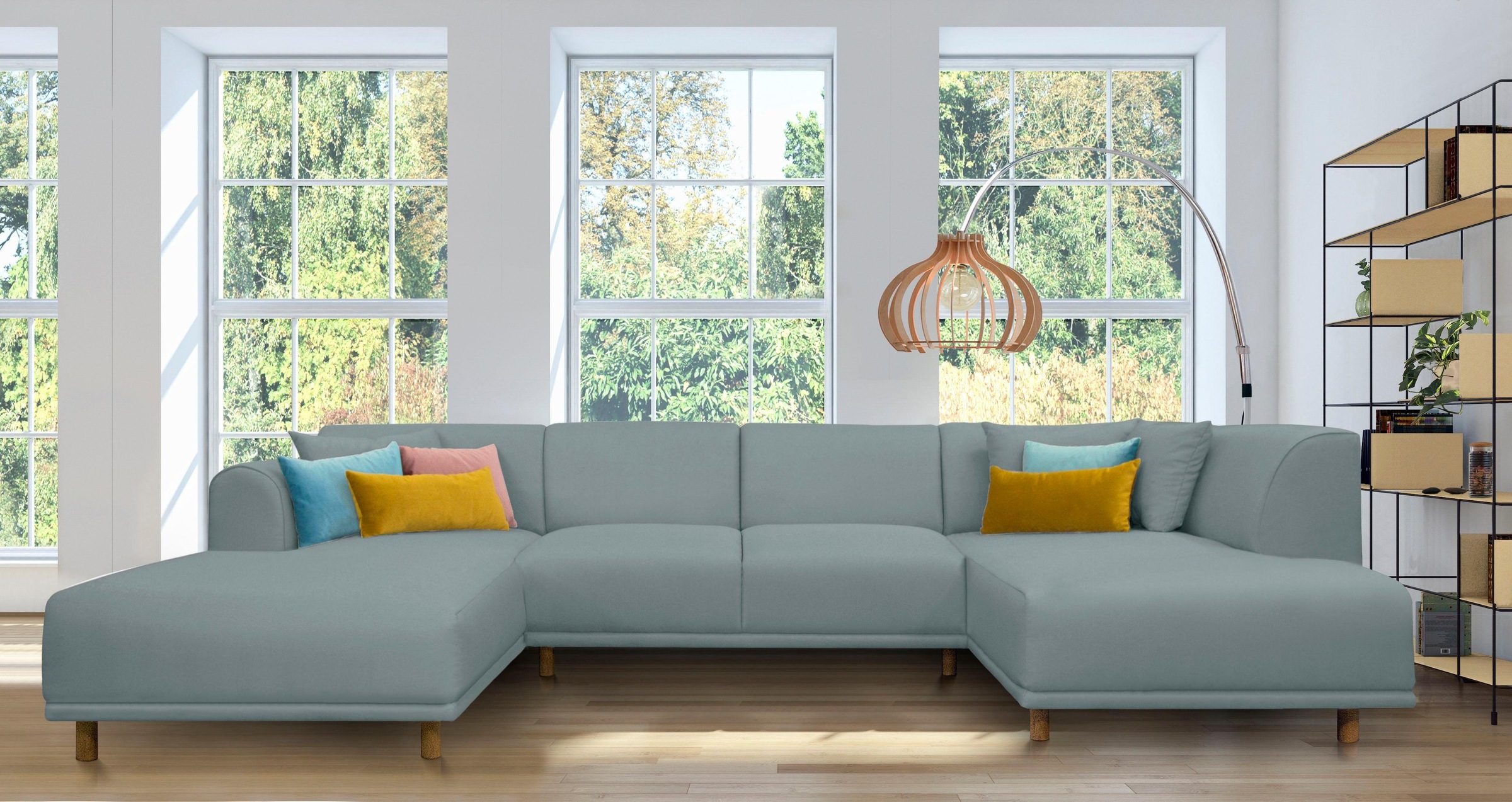 OTTO home Wohnlandschaft »Maroon U-Form« in skandinavischem Design, mit los günstig online kaufen