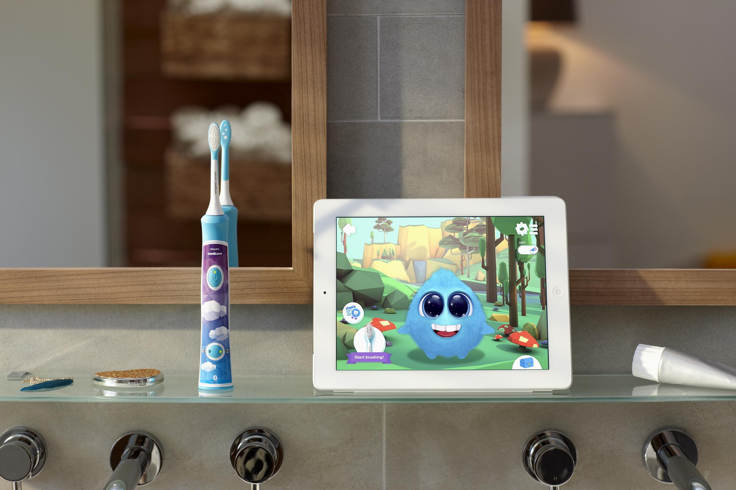 Philips Sonicare Elektrische Kinderzahnbürste Raten auf inkl. 2 Aufkleber »HX6322/04«, Aufsteckbürsten, St. 8 bestellen