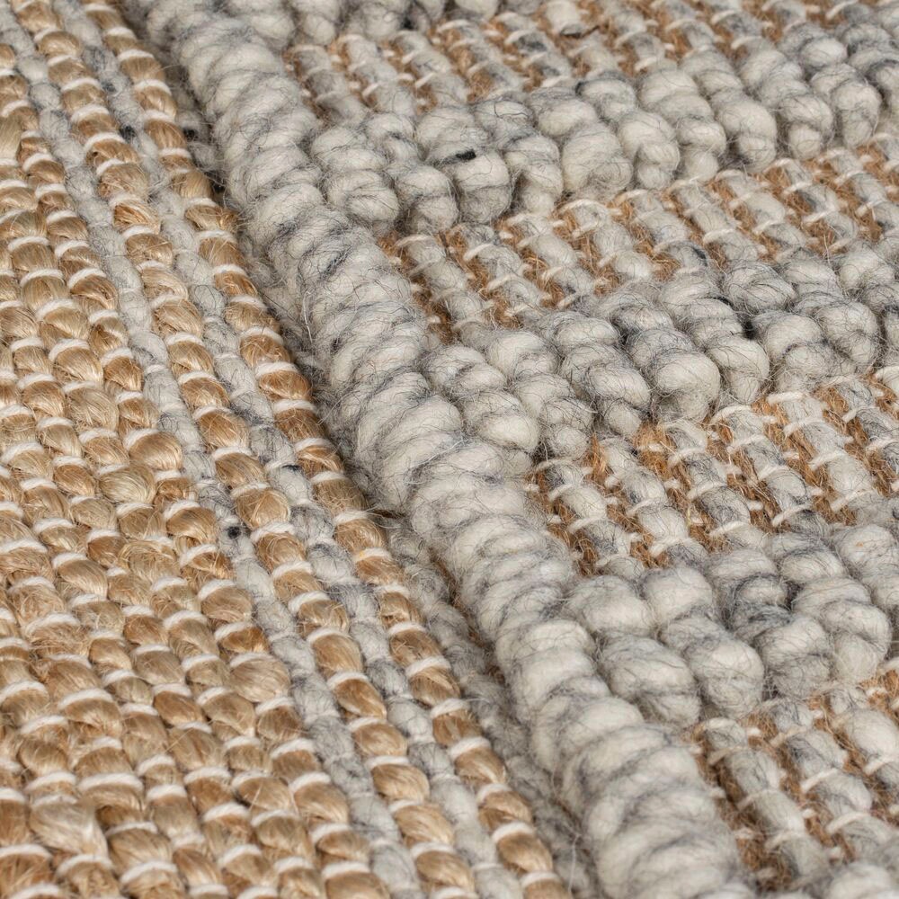 FLAIR RUGS Teppich »Medina«, rechteckig, 12 mm Höhe, Boho-Look, aus Naturfasern wie Wolle & Jute
