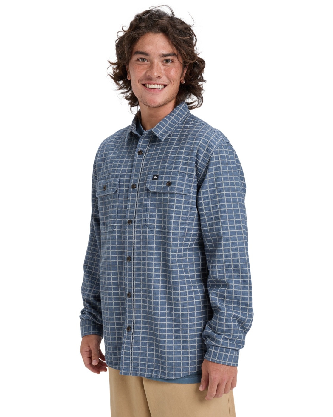 Quiksilver Langarmhemd »Salt Lake Waffle«