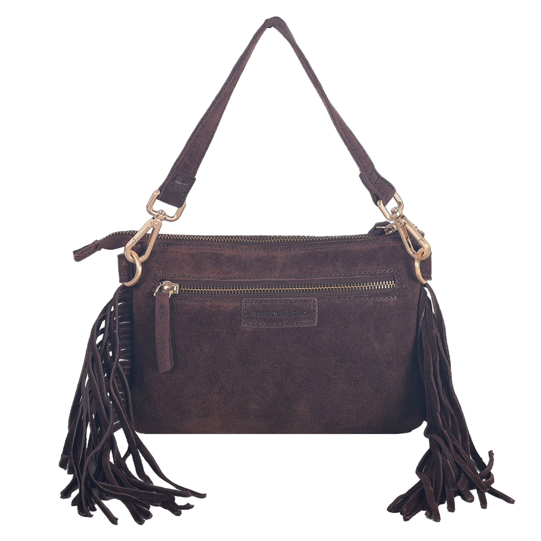 HARBOUR 2nd Handtasche »Tallulah« Damen Henkeltasche, Umhängetasche mit modischen Fransen