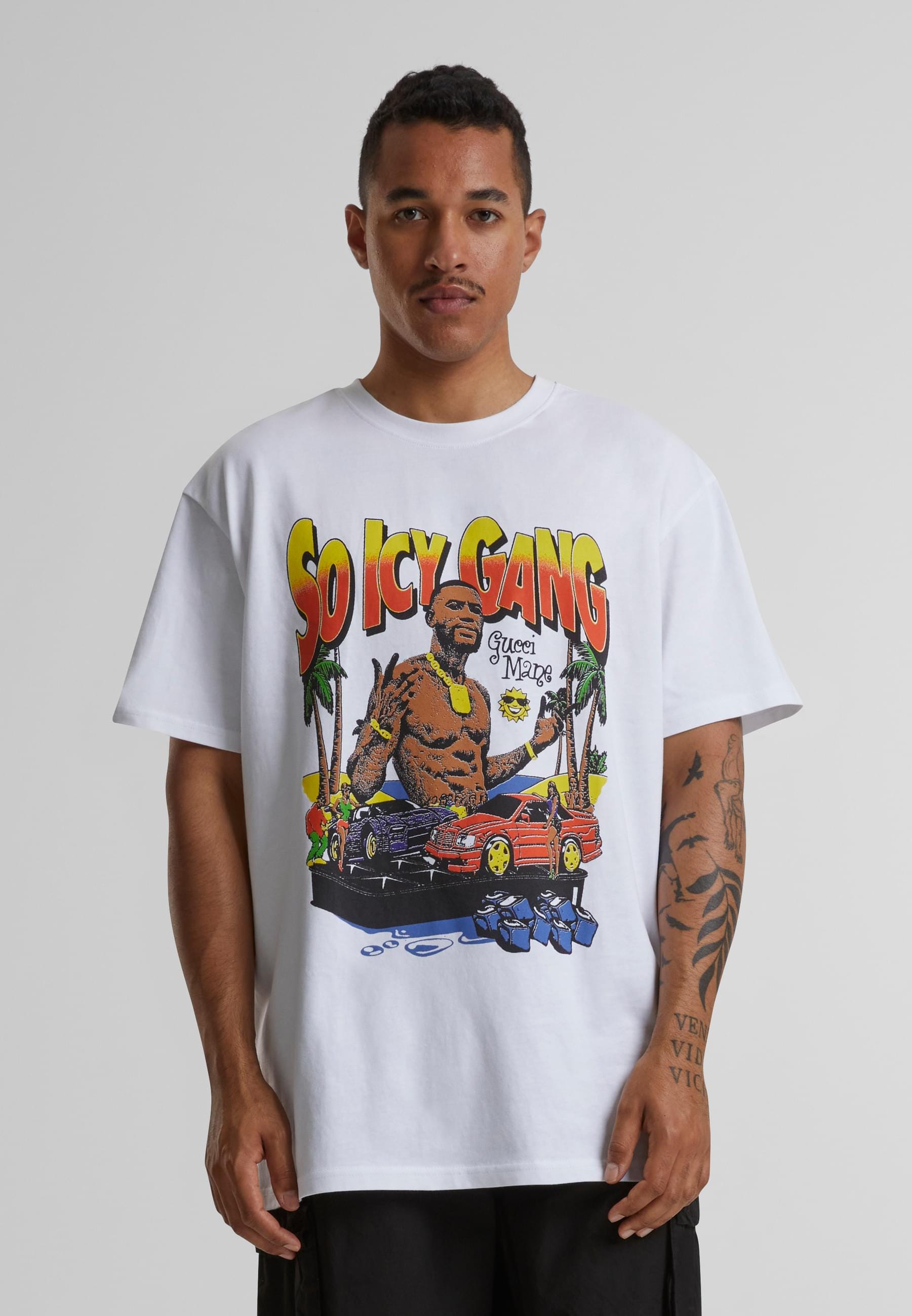 MisterTee T-Shirt »MisterTee Gucci Mane So Icy Oversize Tee« 1 Stk. tlg.