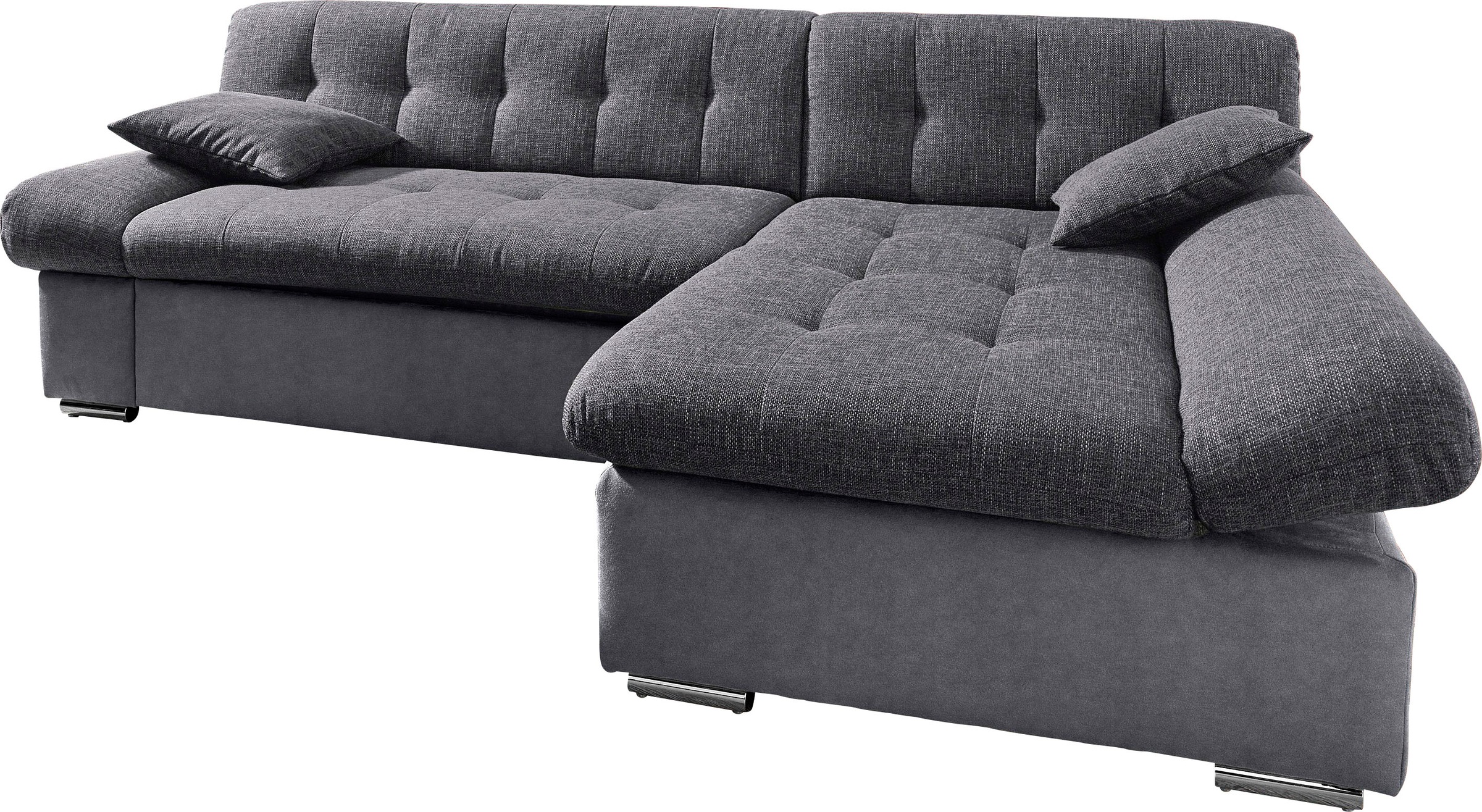 TRENDMANUFAKTUR Ecksofa »Reggae, modern und bequem, aktueller Materialmix, günstig online kaufen