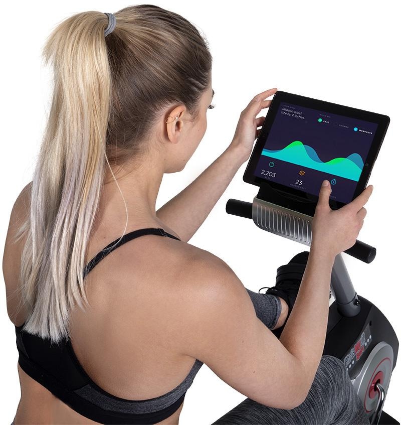 Christopeit Sport® Liege-Heimtrainer »RS 100«, Schwungmasse ca. 6 kg, 8 Widerstandsstufen