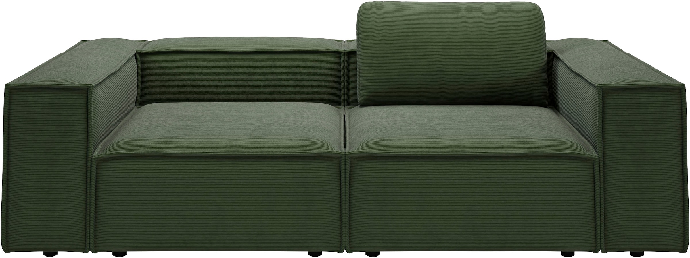 Places of Style 2-Sitzer »Watertown, modernes Sofa 246 cm breit, auch in Feincord«, stilvolles Sofa für 2 Personen mit extra breiter Sitzfläche