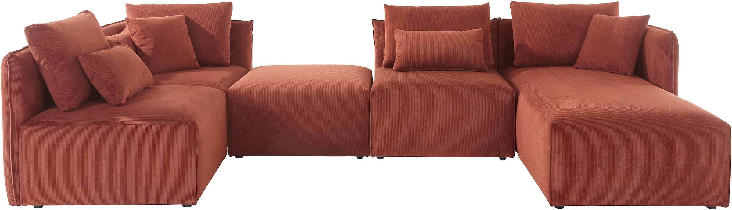 OTTO home Wohnlandschaft »Nöre U-Form« 5 Teile, in vielen Bezugsqualitäten günstig online kaufen