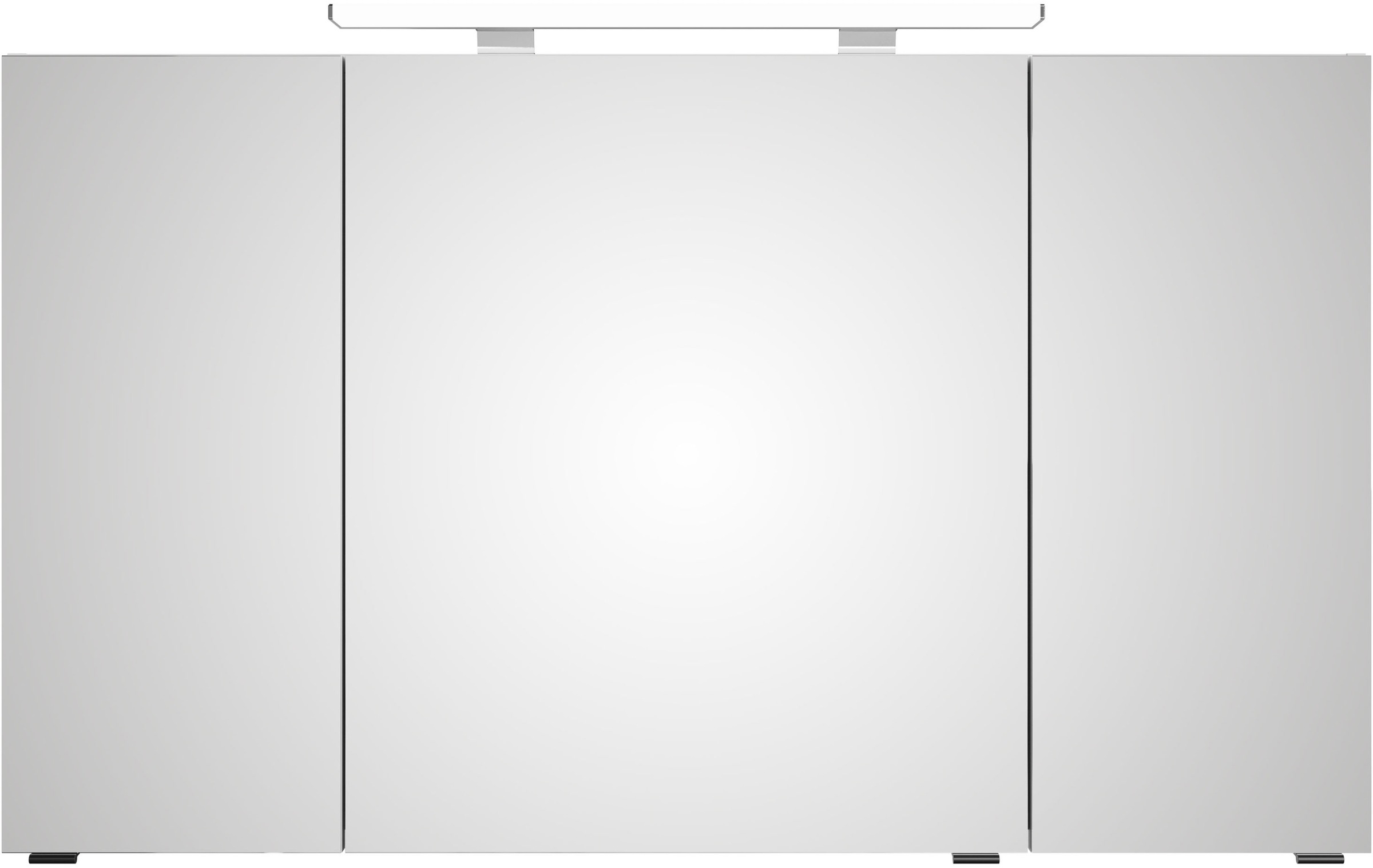 Saphir Badmöbel-Set »Serie 4010 2-teilig Keramik-Waschtisch mit LED-Spiegelschrank«, (Set), Badezimmer Set 120,5 cm breit, inkl. Türdämpfer, 5 Türen, 2 Schubladen