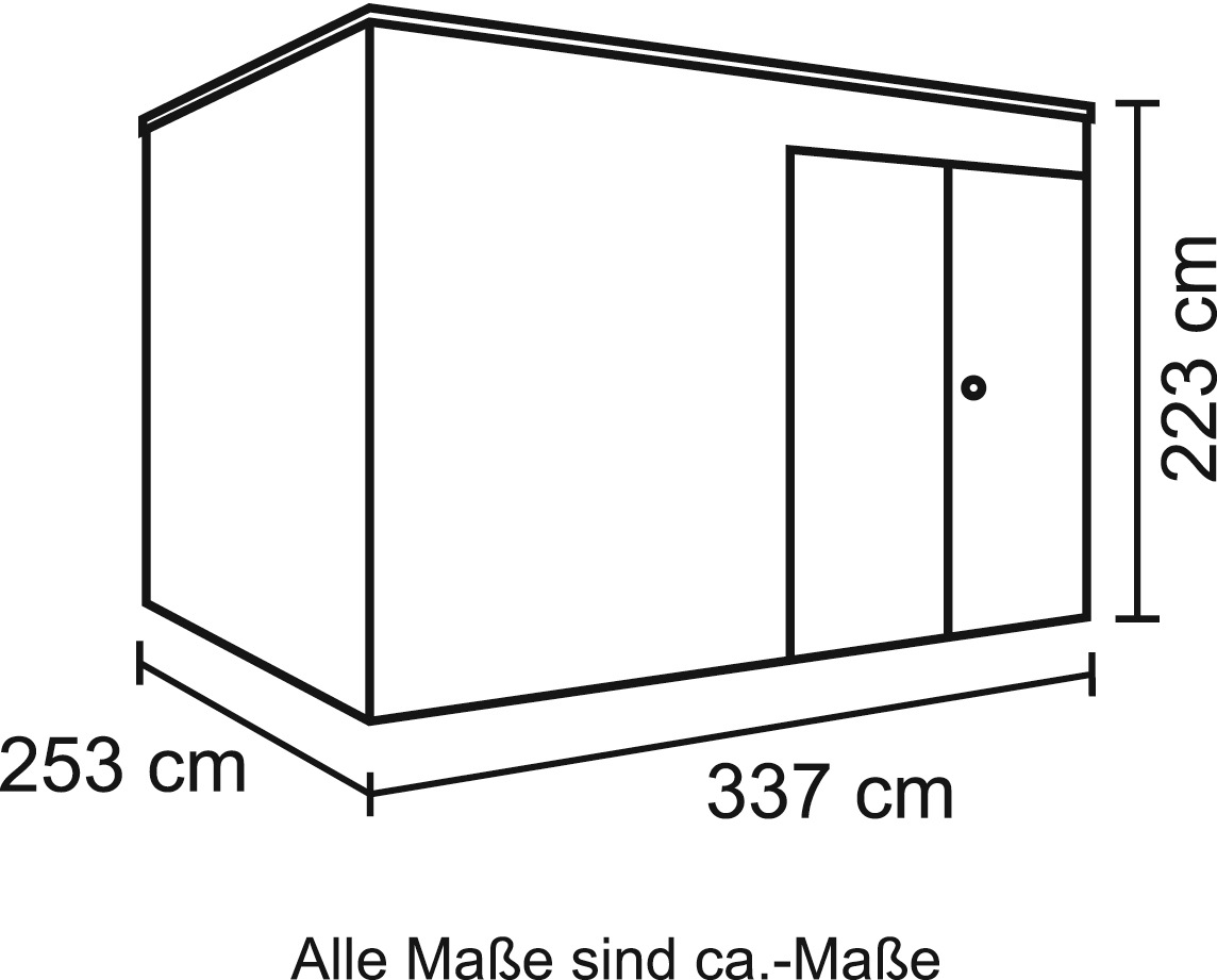 Skanholz Gartenhaus »CrossCube Perth 4«