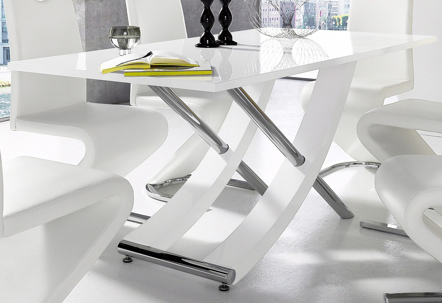INOSIGN Esstisch »Kaleo, TOPSELLER!«, (Tisch, Esstisch), Breite 160 cm, modernes Design, stabil, Hochglanz