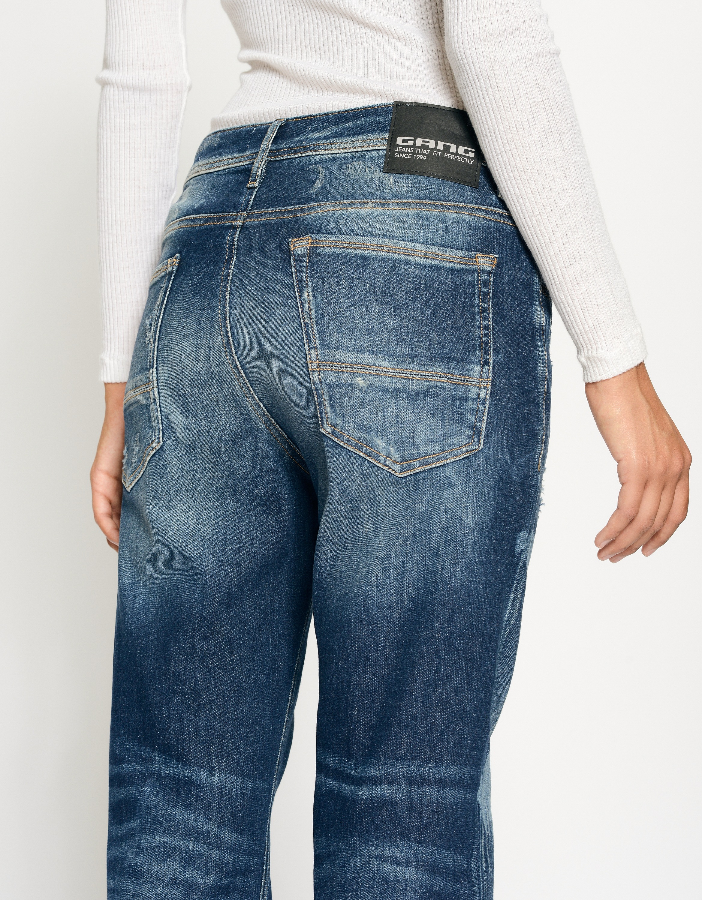 GANG Boyfriend-Jeans »GANG Jeans Boyfriend 94NICA CROPPED«
