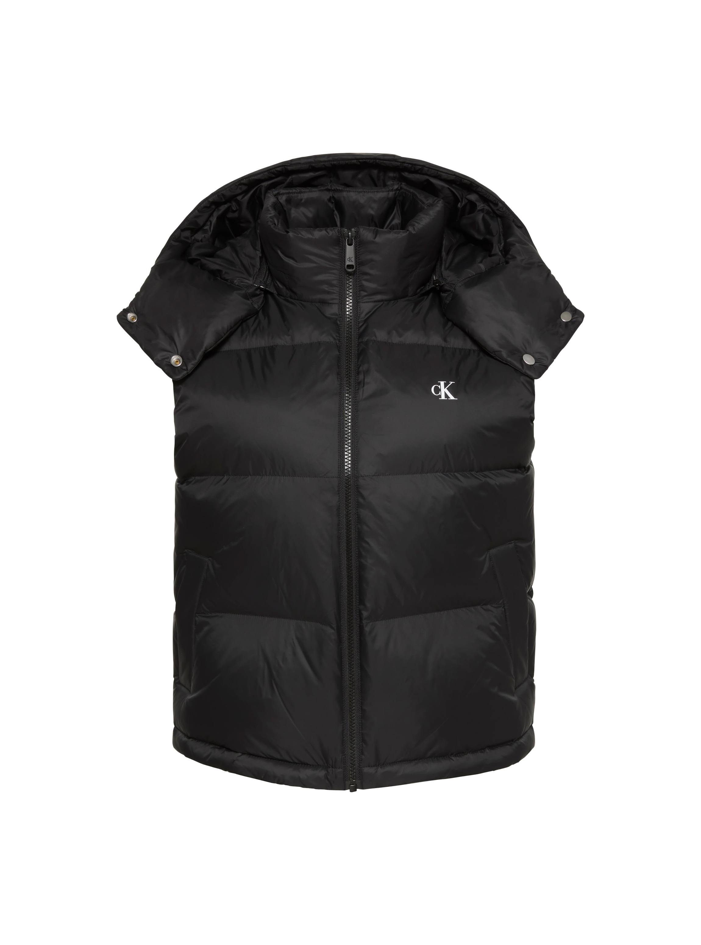 Calvin Klein Jeans Steppjacke »ESSENTIAL SHORT DOWN PUFFER« mit Kapuze Regular fit mit Stehkragen