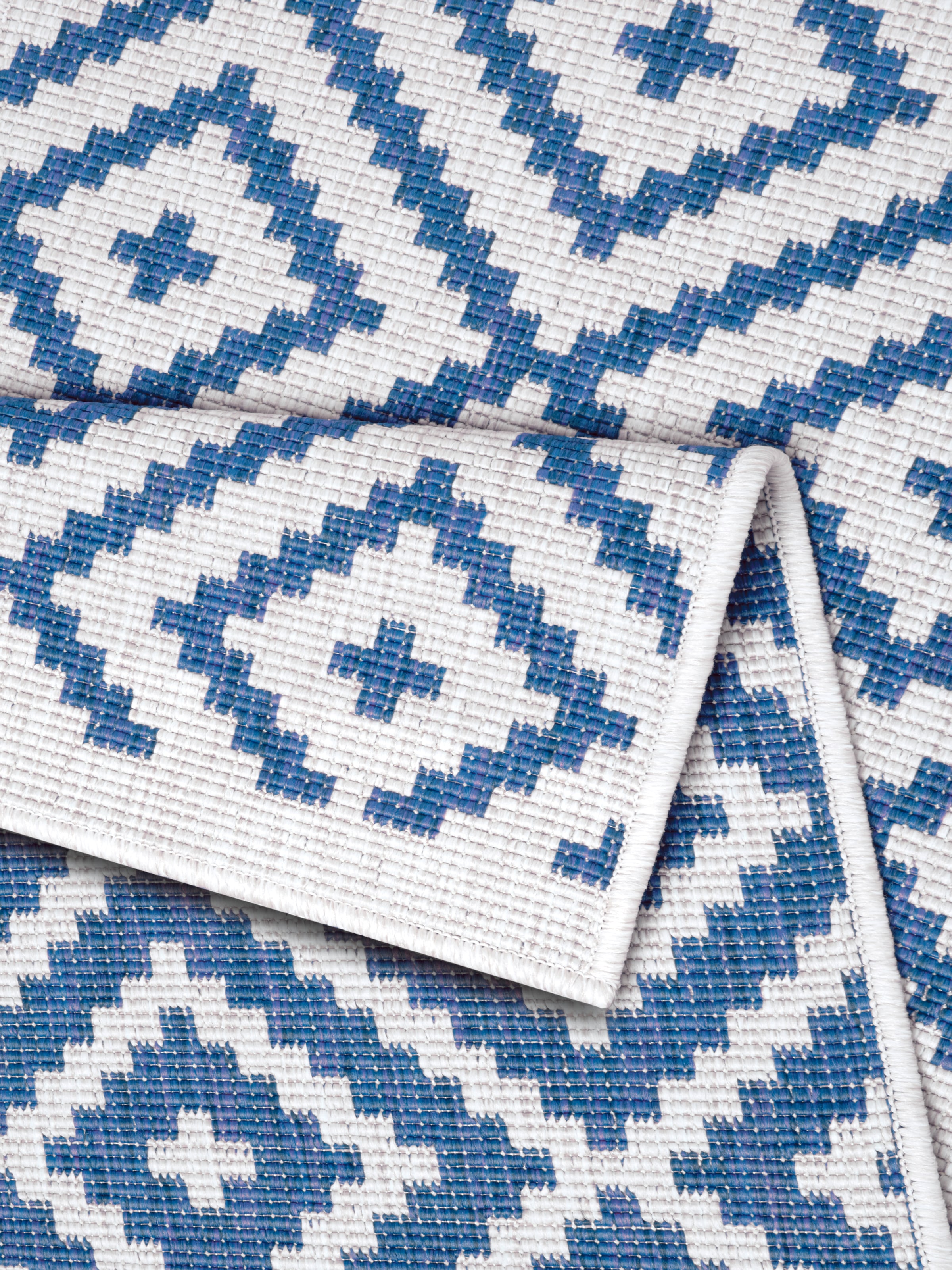 my home Läufer »Ronda Wendeteppich«, rechteckig, 5 mm Höhe, Sisal-Optik, Flachgewebe, In- und Outdoor, geometrisches Boho Design