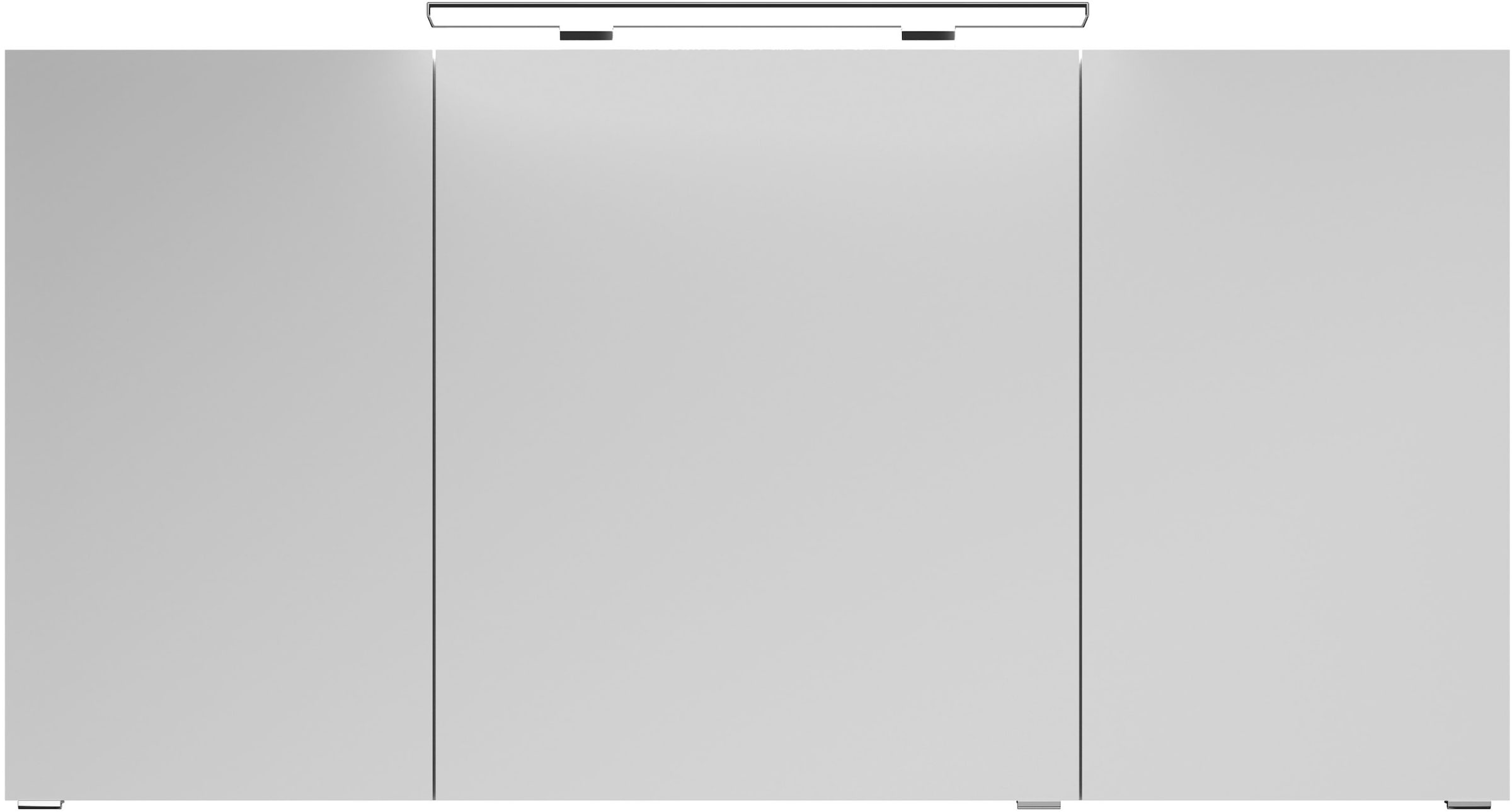 Saphir Badmöbel-Set »Serie 4010 2-teilig Keramik-Waschtisch mit LED-Spiegelschrank«, (Set), Badezimmer Set 144 cm breit, inkl. Türdämpfer, 5 Türen, 2 Schubladen