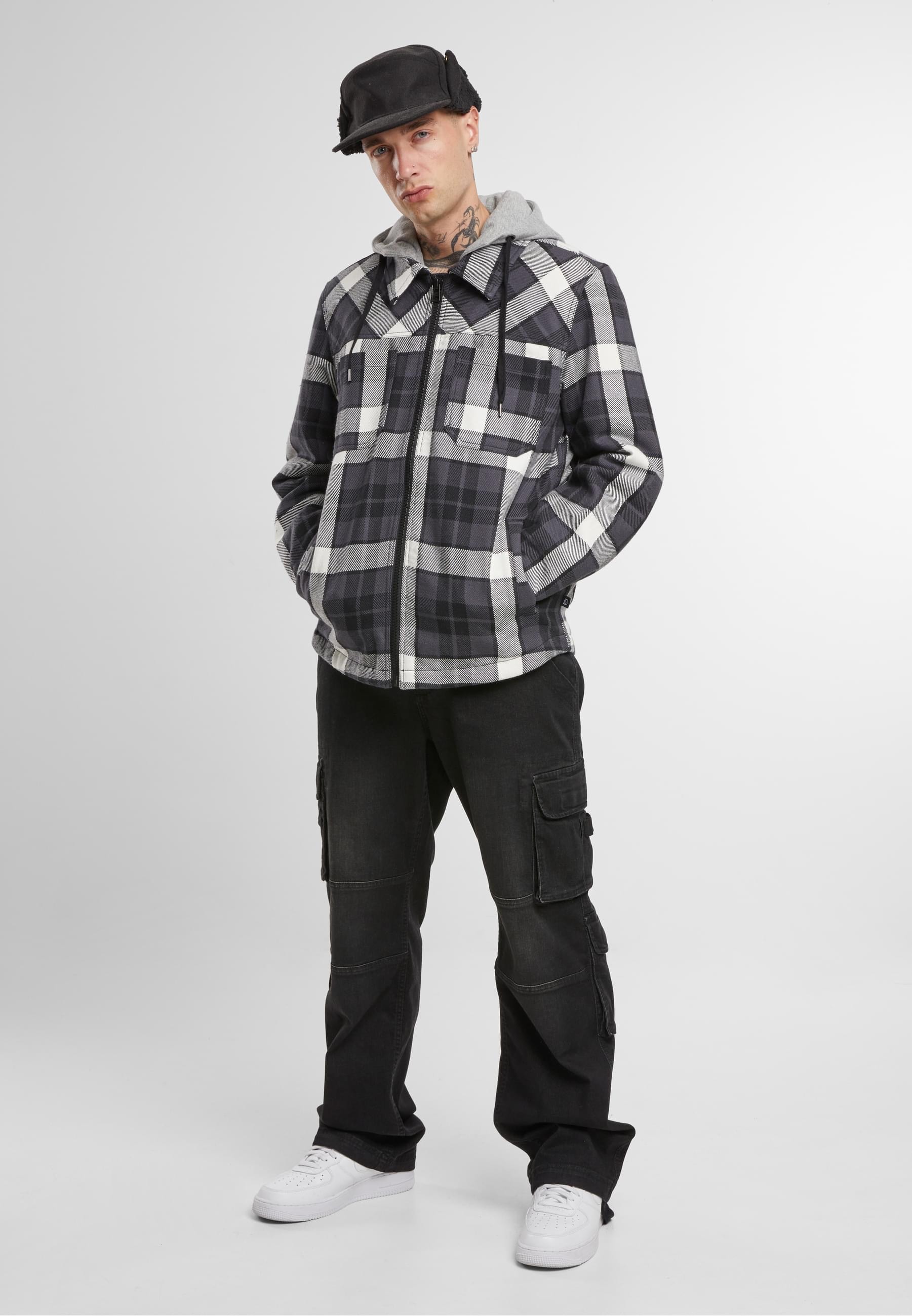 Brandit Winterjacke »Brandit Brandit Top Heavy Twill Jacket« 1 Stk. tlg. mit Kapuze