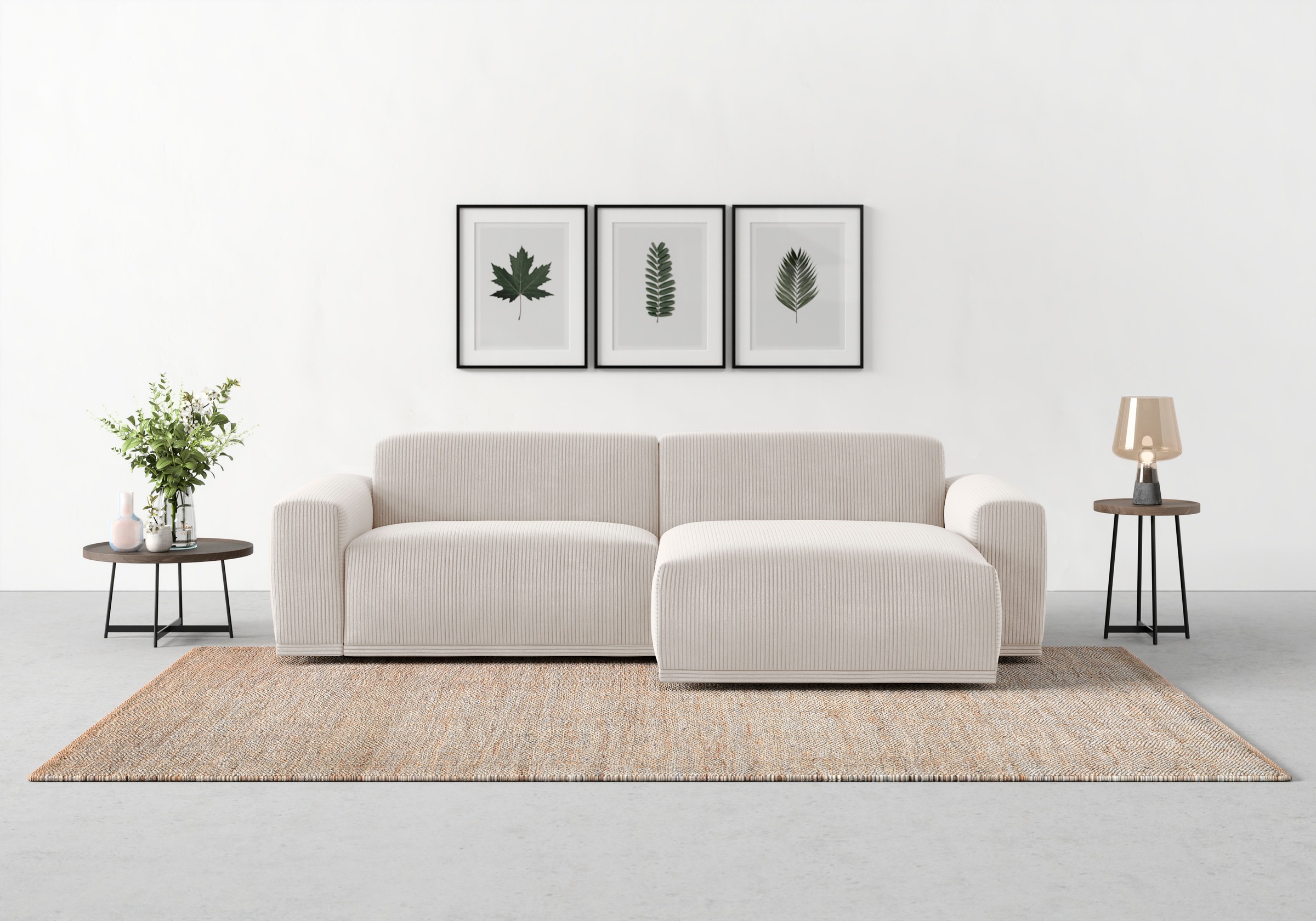 TRENDMANUFAKTUR Ecksofa »Braga, mit hochwertigem Kaltschaum, L-Form, in Cor günstig online kaufen