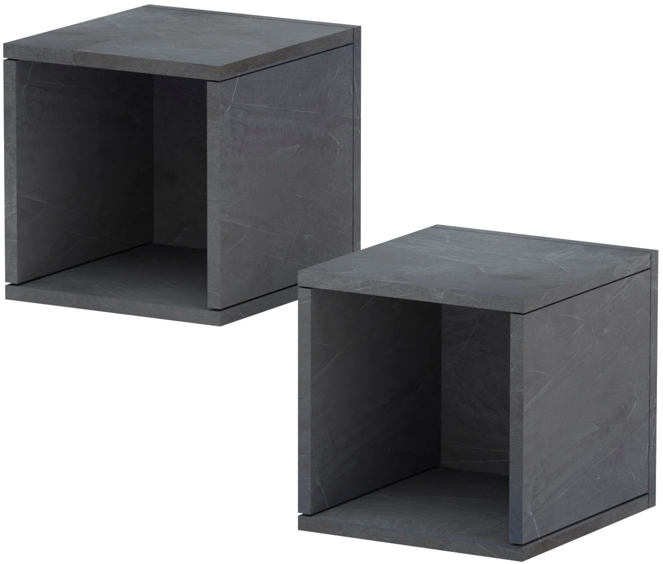 INOSIGN Wandregal »Wandregal Infinity«, (Set, 2 St., 2 kleine Würfelregale) günstig online kaufen