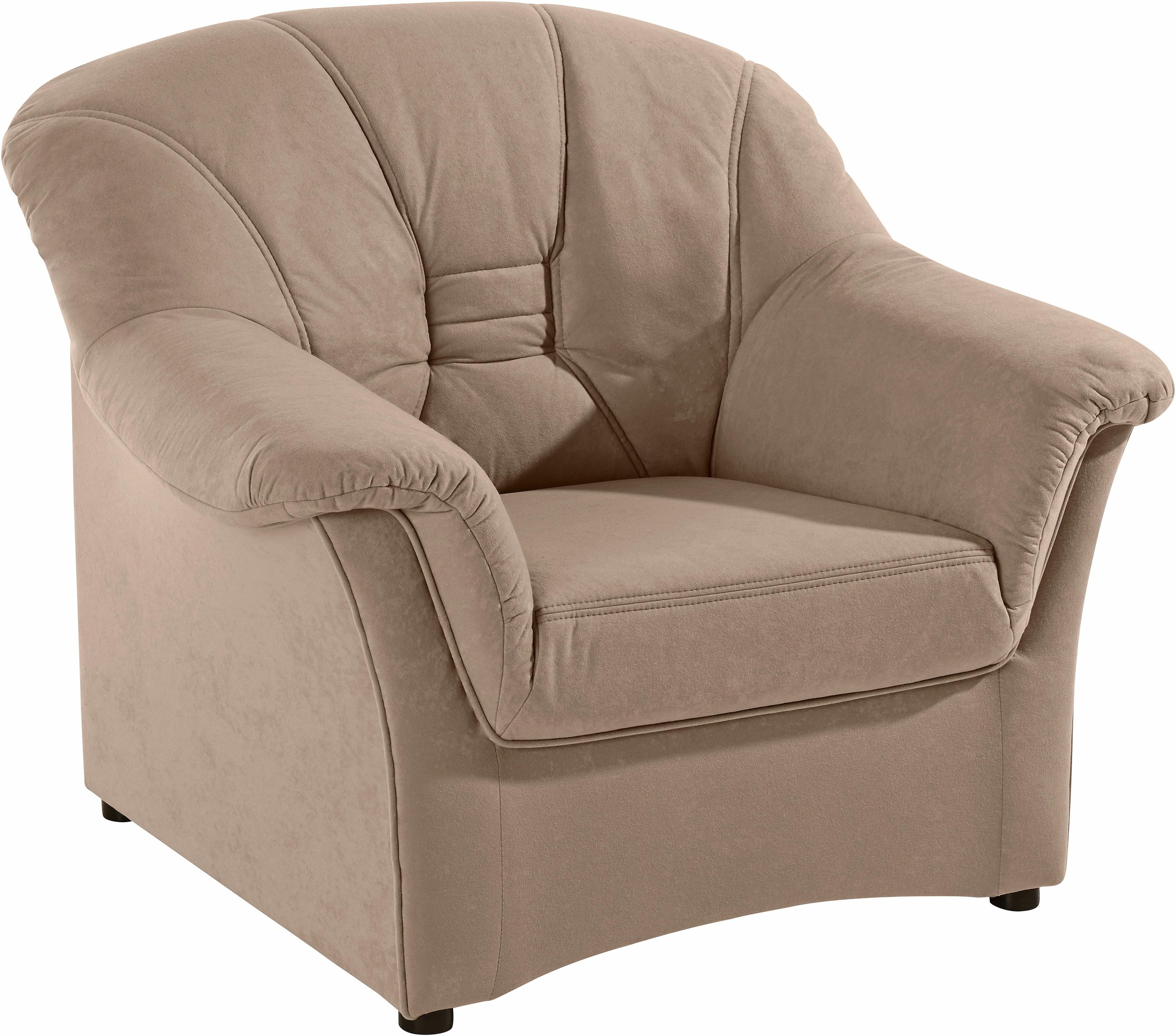 DOMO collection Sessel »Elva, zeitlose Formensprache, elegante Rückensteppu günstig online kaufen