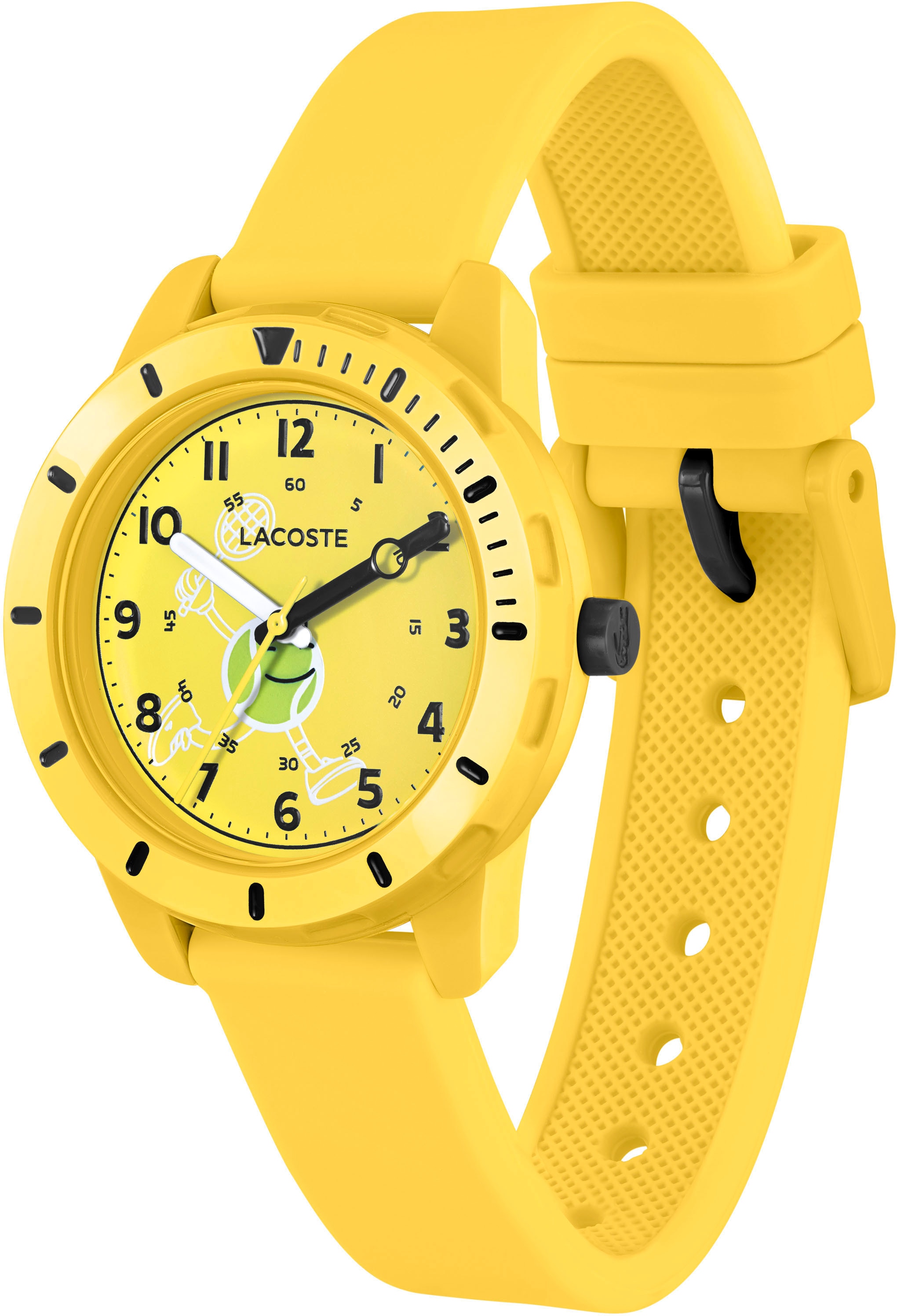 Lacoste Quarzuhr »MINI TENNIS«, Armbanduhr, Kinderuhr, analog, Silikonarmband, Geschenkidee