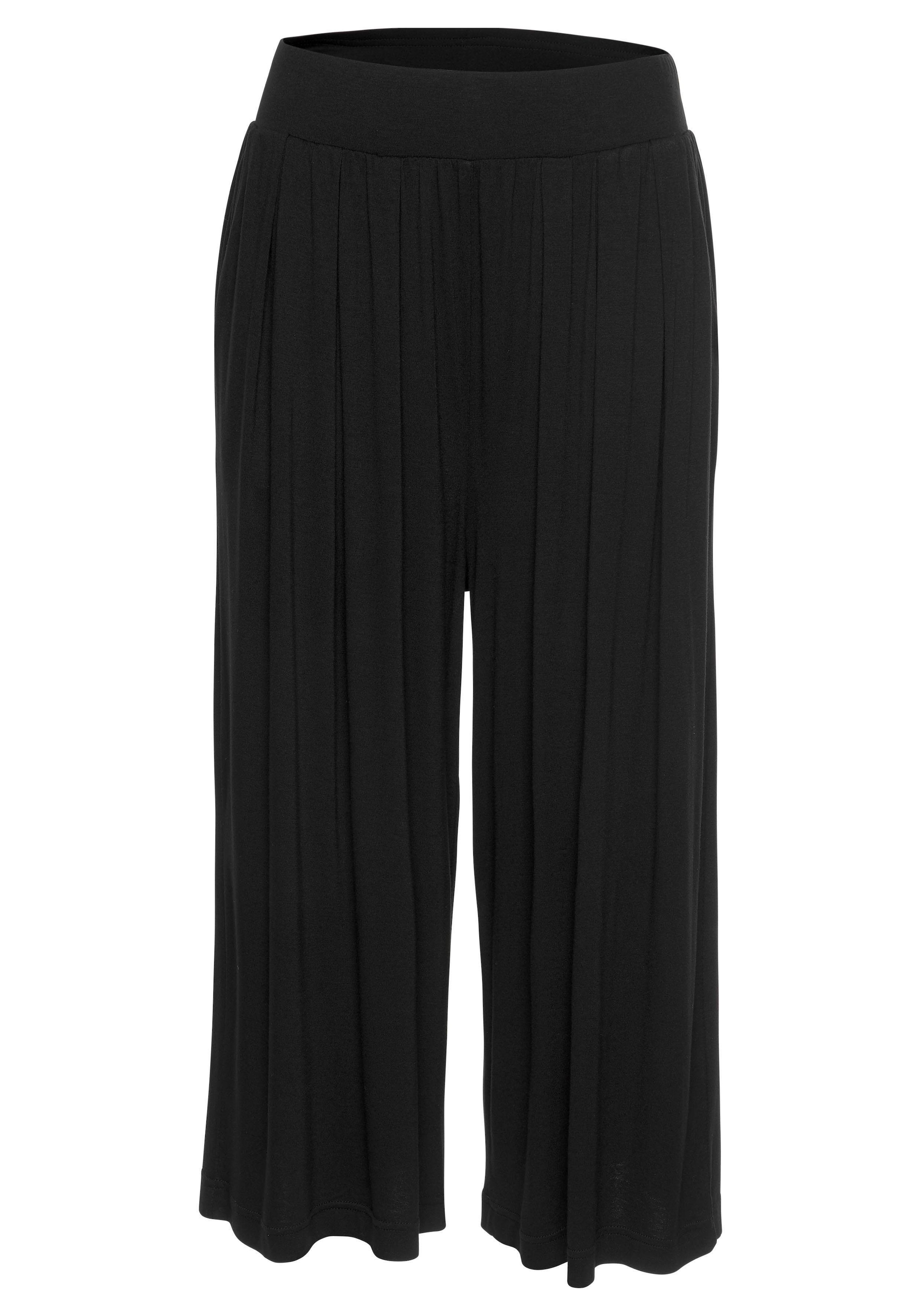 LASCANA Culotte  mit extra-weitem Bein und Taschen, bequeme Jerseyhose