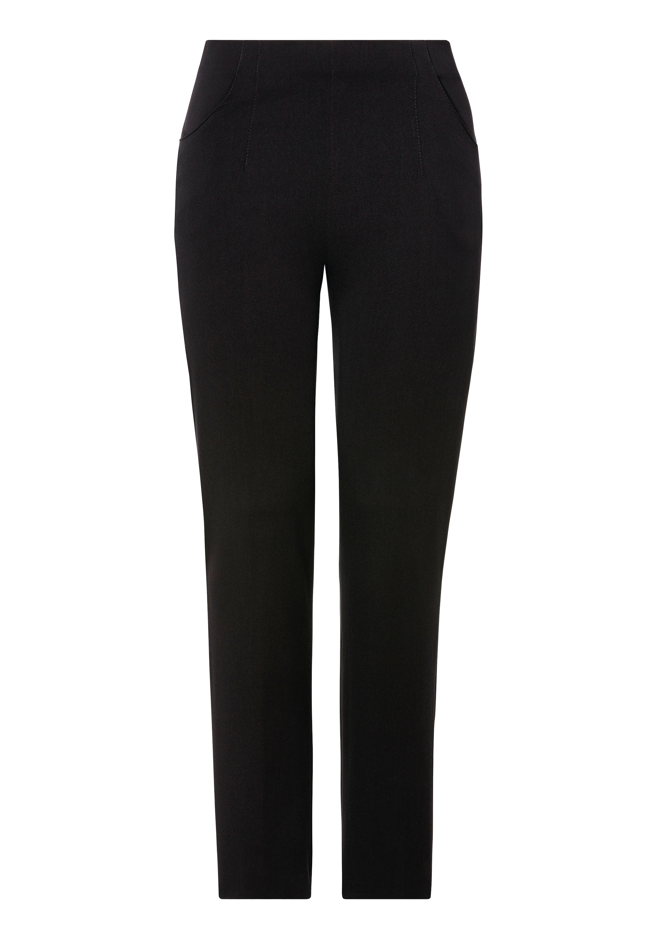 KjBRAND Schlupfhose »Schlupfhose Susie in Bi-Stretch, Kammgarnoptik«, Sommerhose, ideal für kräftige Oberschenkel