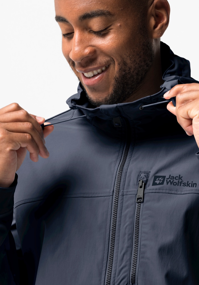Jack Wolfskin Windbreaker »DESERT WIND JACKET M«, mit Kapuze