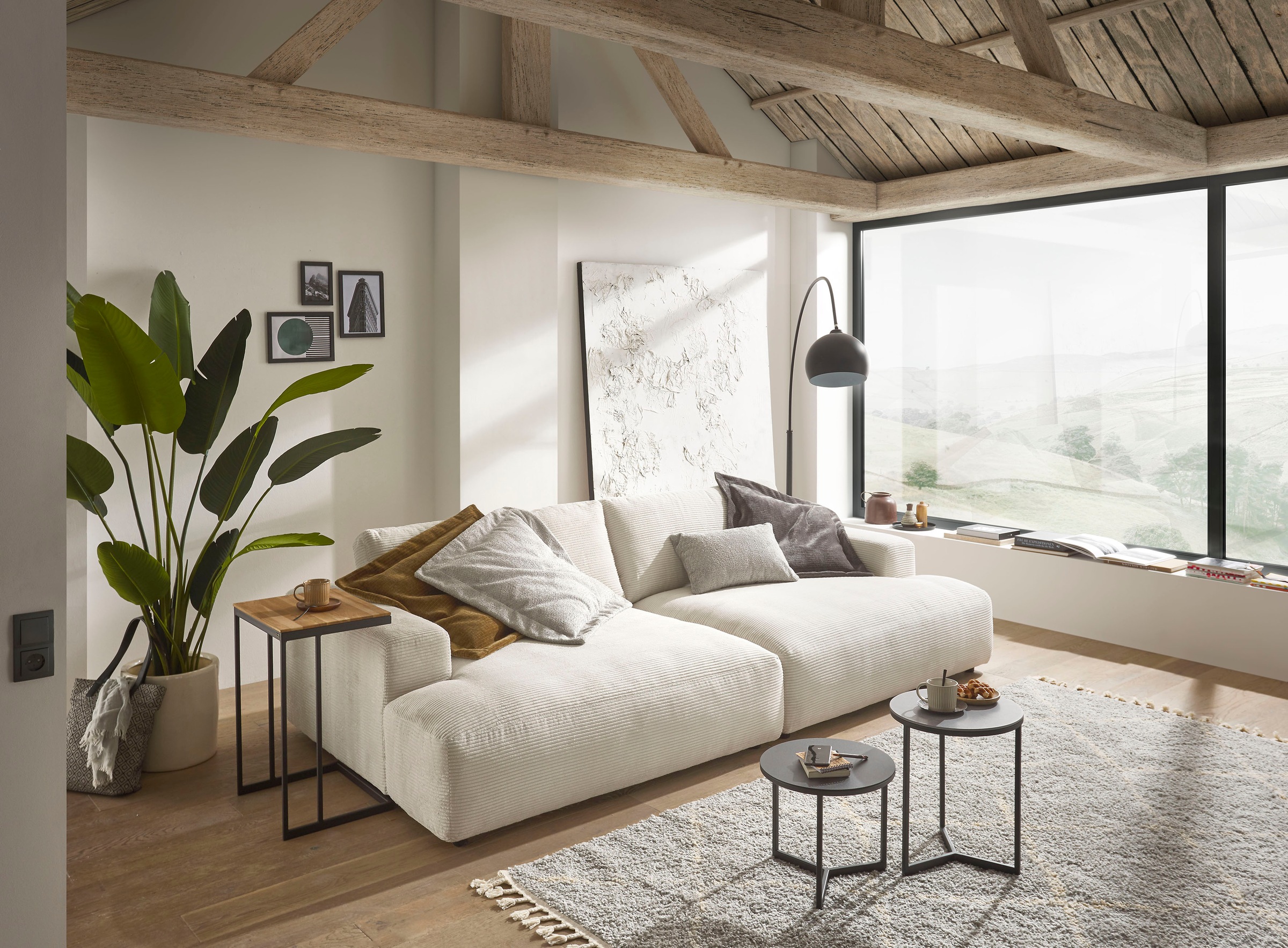 Musterring Loungesofa »Lucia«, Cord-Bezug, Breite 292 cm