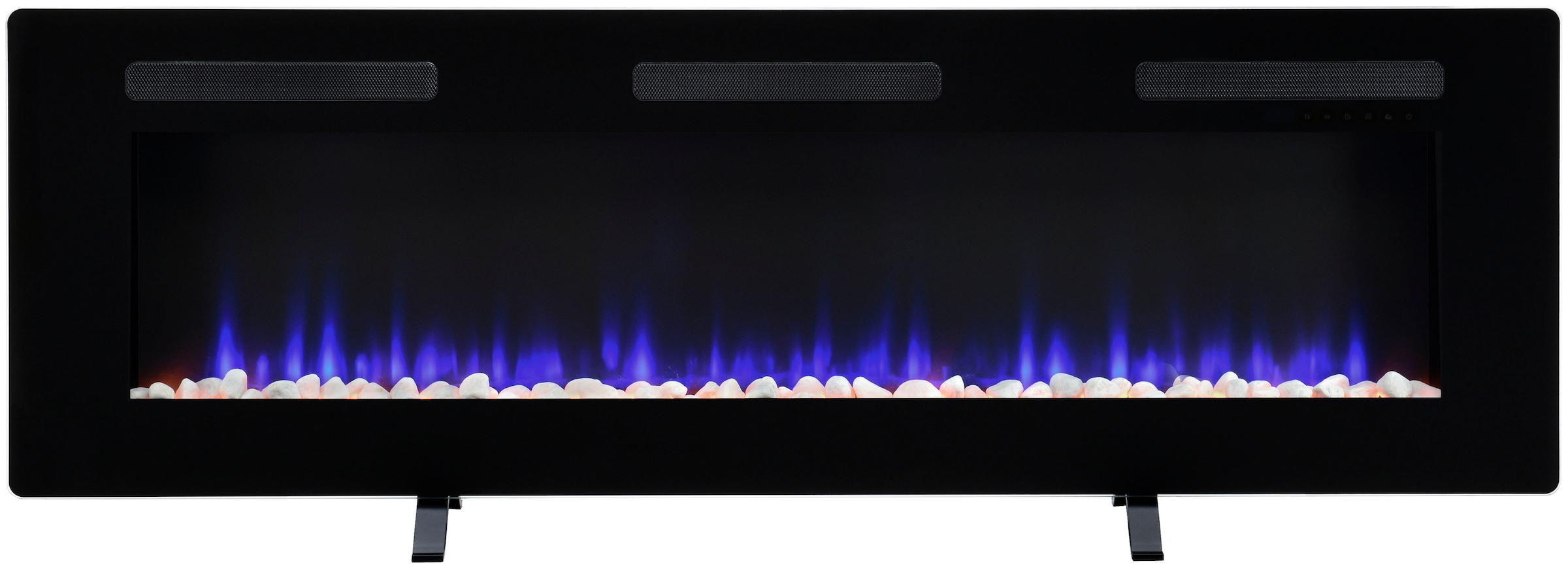 Dimplex Elektrokamin »Sierra 60"«, schwarz,mit Heizung, Fernbedienung, App, Optiflame® Flammeneffekt