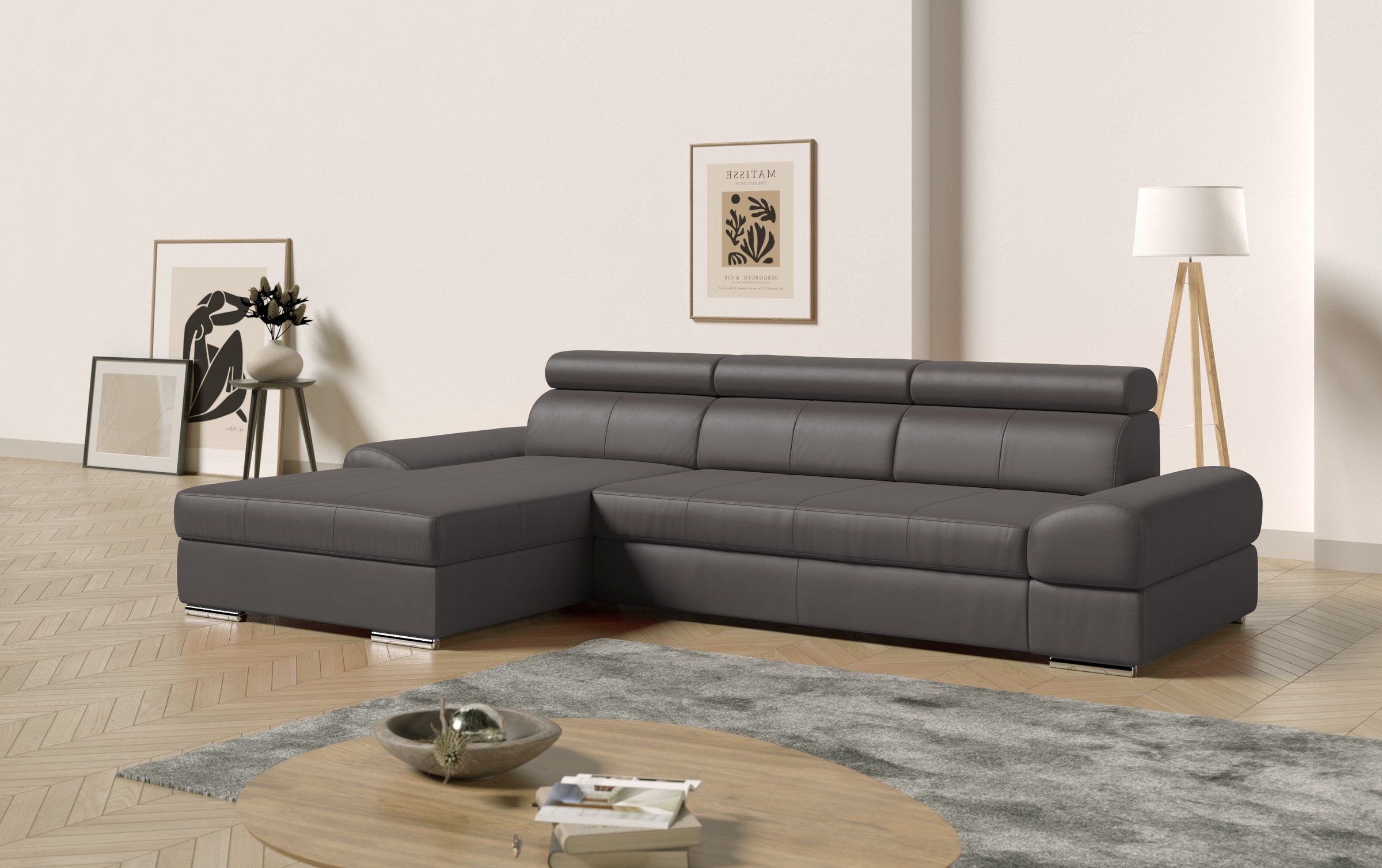 sit&more Ecksofa Broadway, mit verstellbaren Kopfteilen, wahlweise mit Bett günstig online kaufen