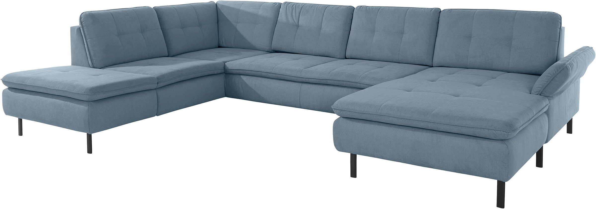 INOSIGN Wohnlandschaft »Birkholm U-Form«, Armlehnverstellung, auch in Easy Clean Bezug - mit Wasser zu reinigen