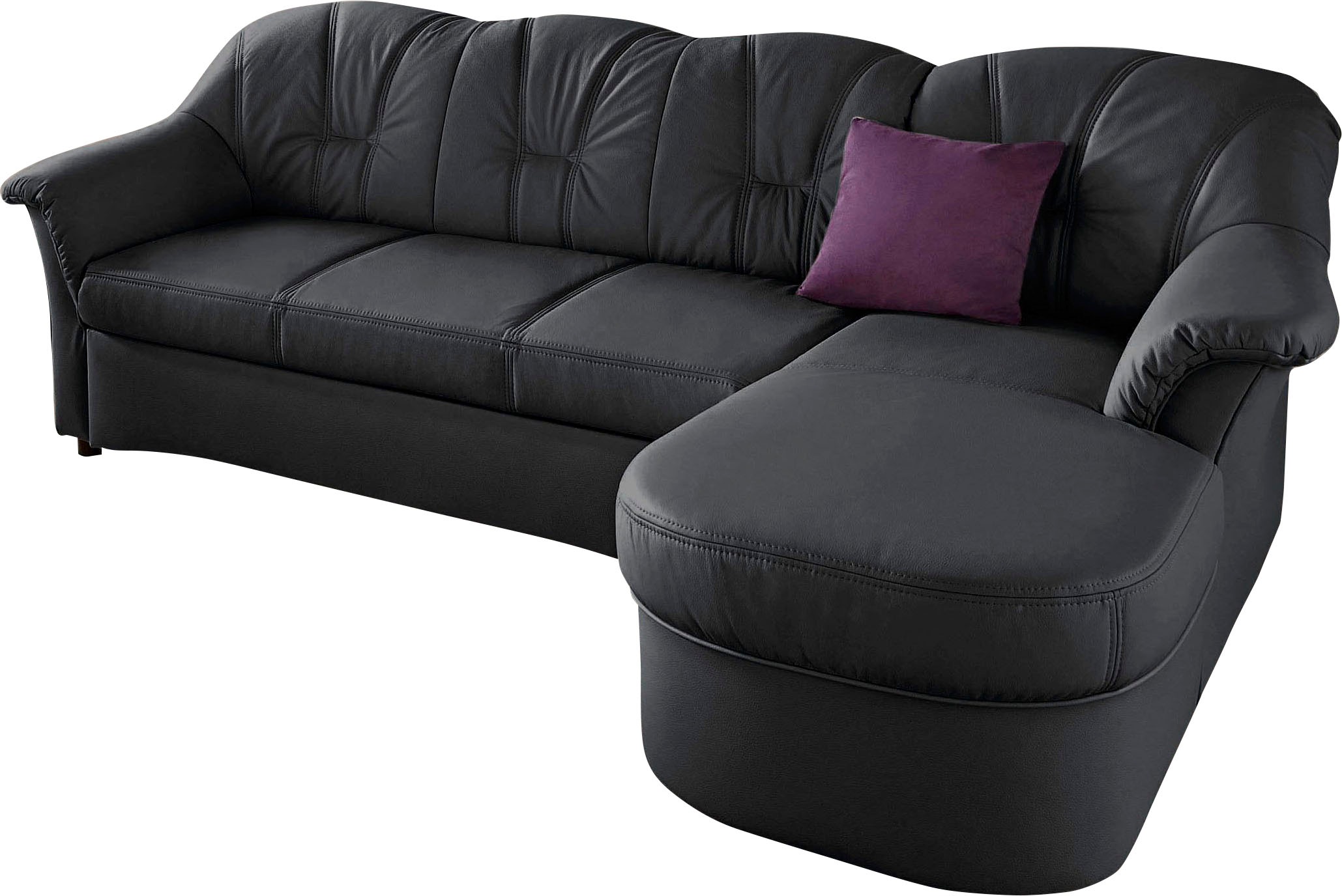 DOMO collection Ecksofa »Flores Schlafsofa, B/T/H: 233/142/86 cm, L-Form« w günstig online kaufen