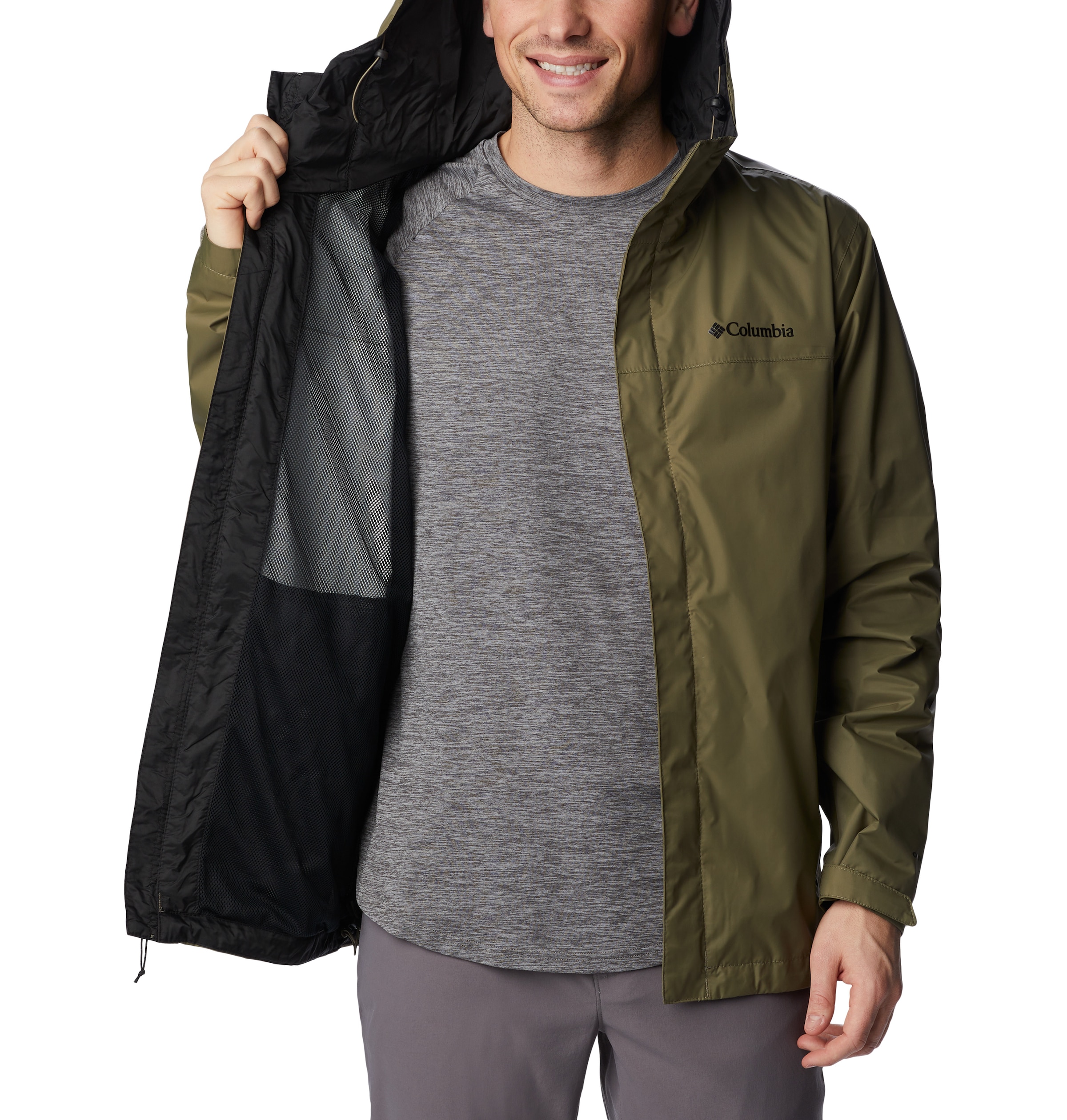 Columbia Regenjacke »WATERTIGHT II JACKET«, (1 St.), mit Kapuze